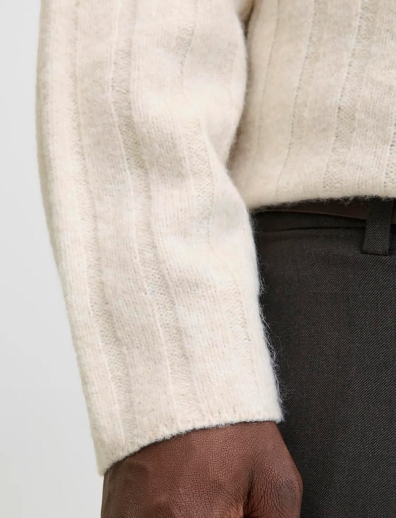Jack & Jones - JJEBRADLEY CARTER KNIT CREW NECK LN - rundhals - moonbeam - 3