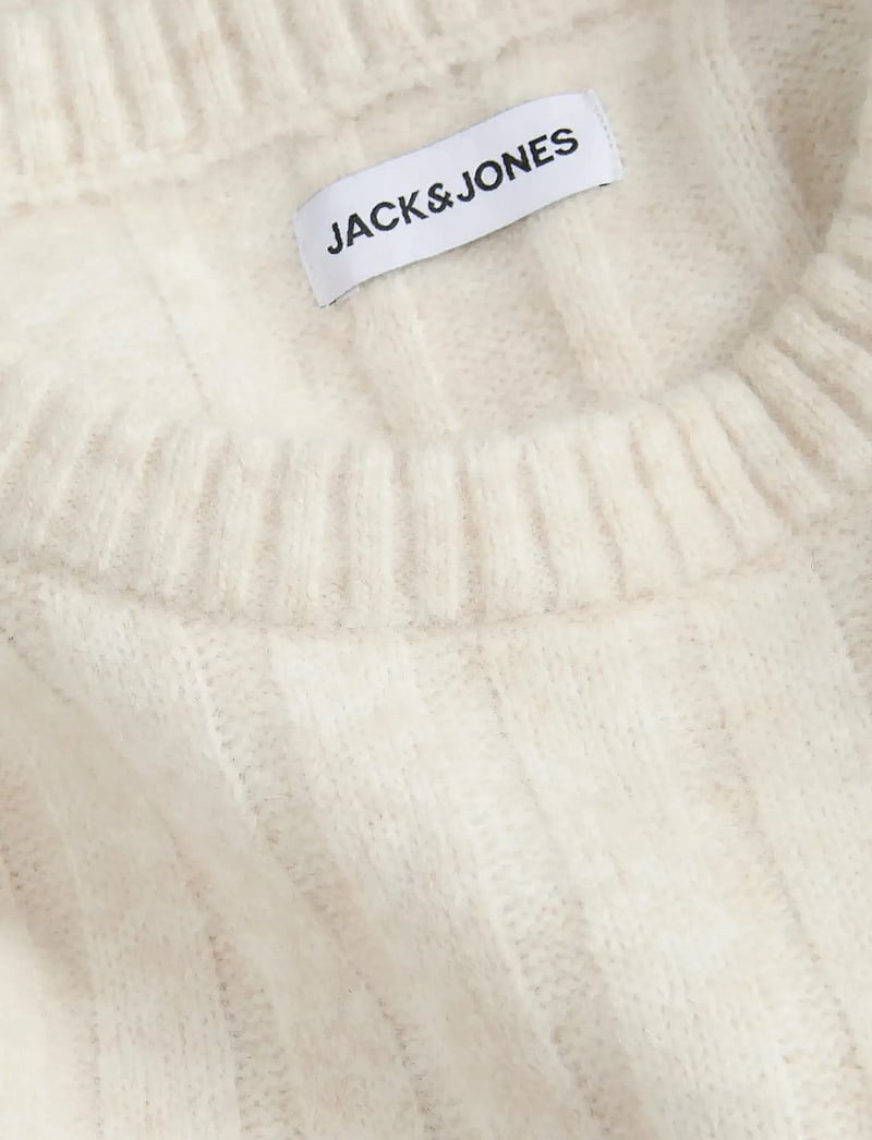 Jack & Jones - JJEBRADLEY CARTER KNIT CREW NECK LN - rundhals - moonbeam - 5