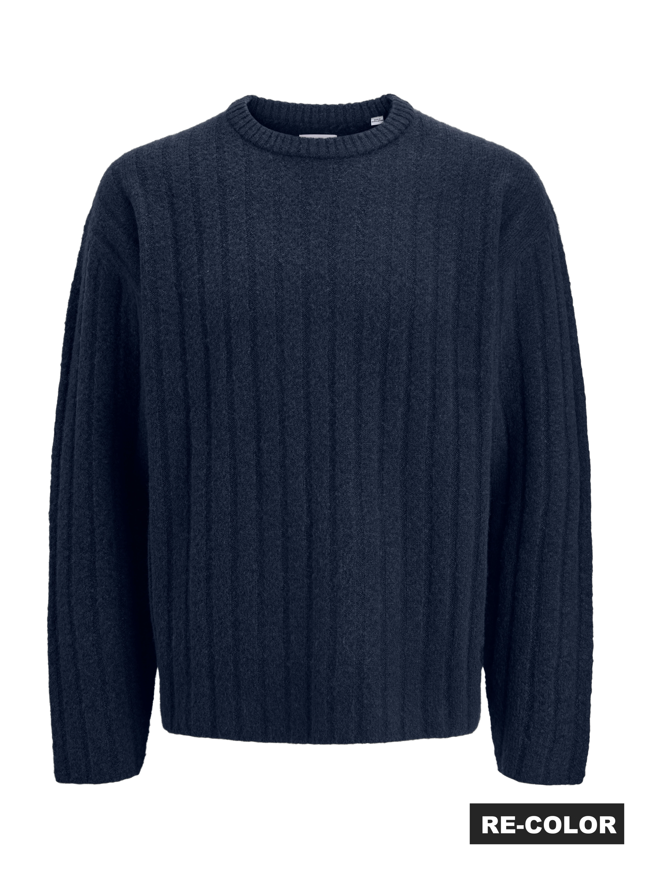 Jack & Jones JJEBRADLEY CARTER KNIT CREW NECK - Rundhals - SKY CAPTAIN / navy