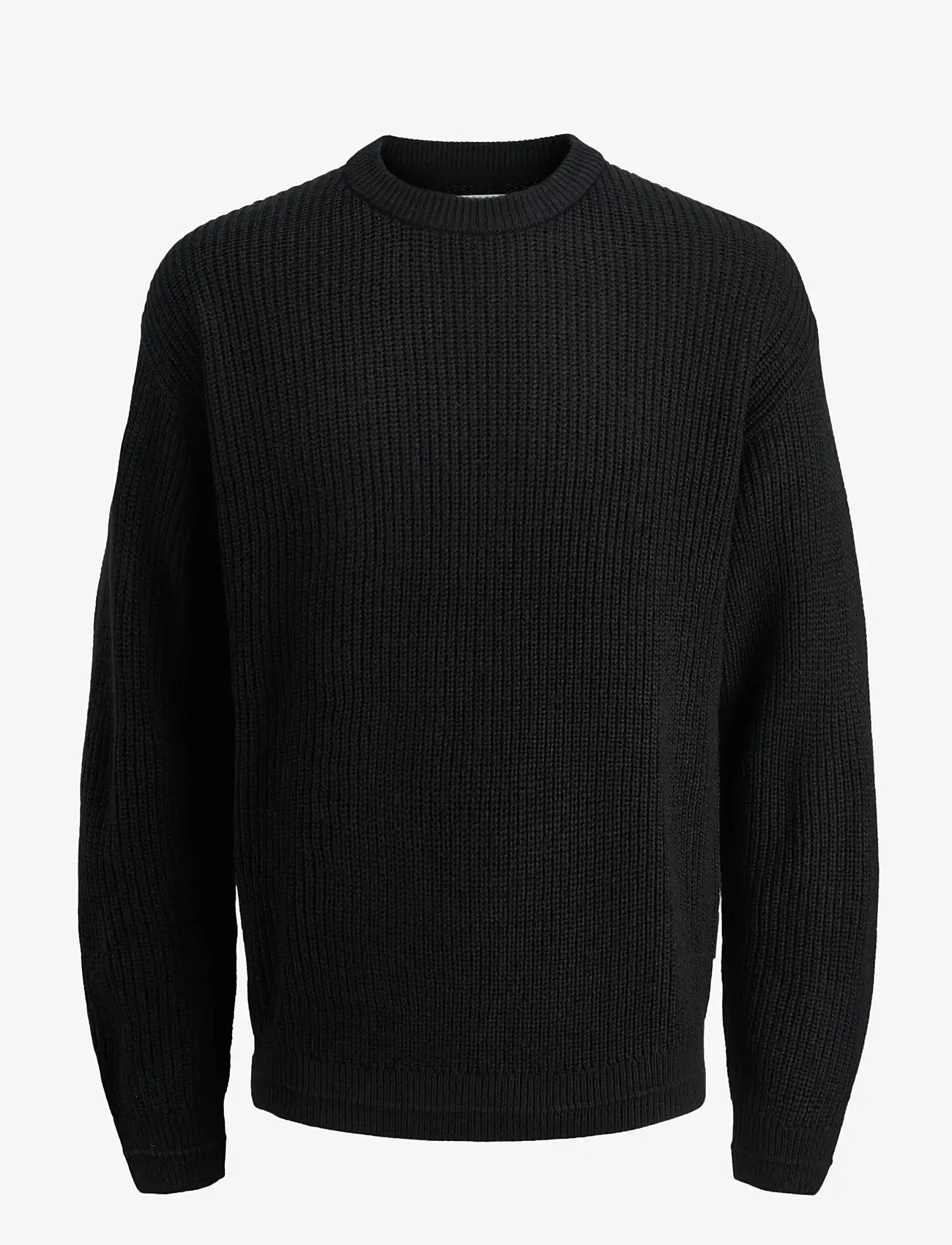 Jack & Jones - JJKAITO KNIT CREW NECK BF - rundhals - black - 1