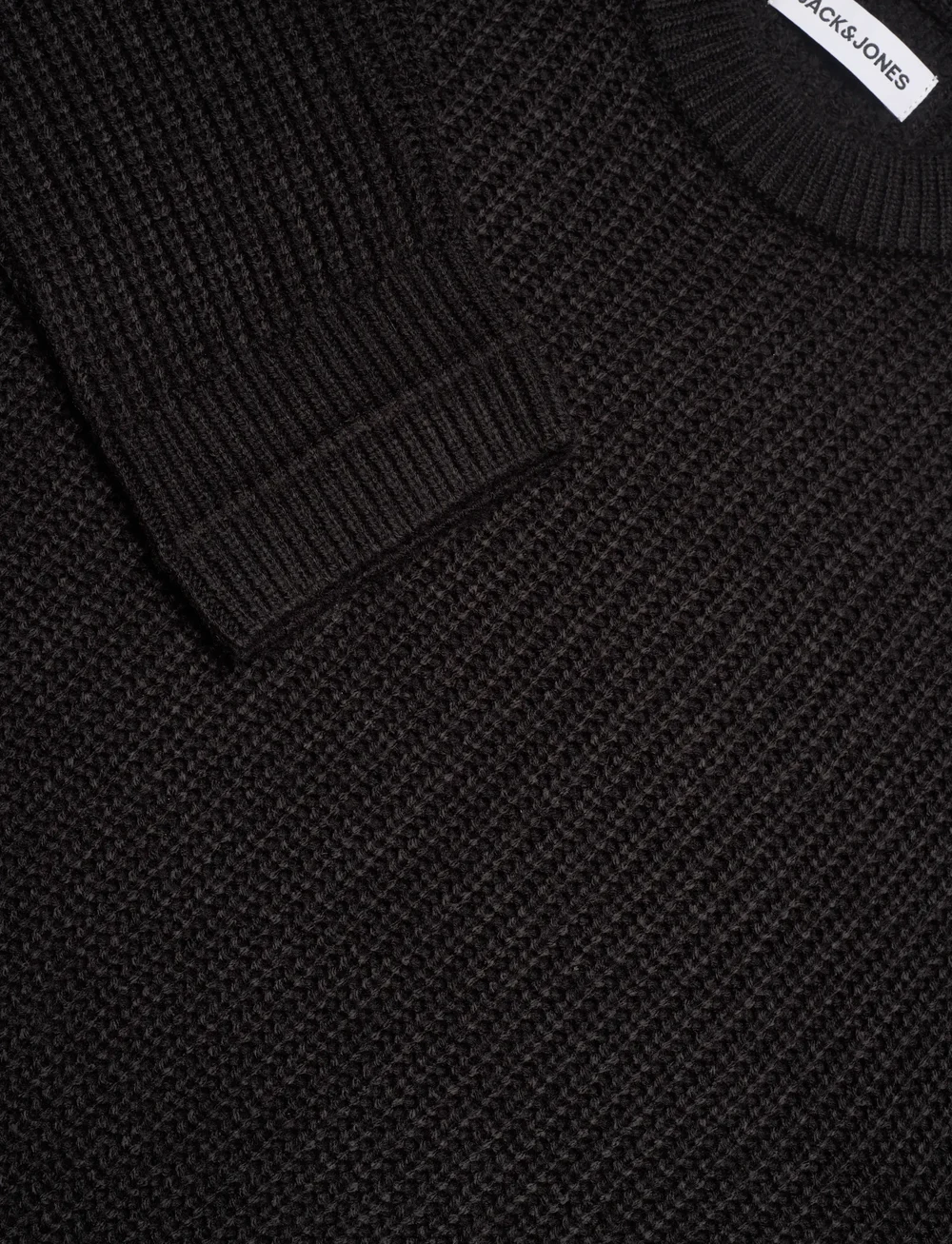 Jack & Jones - JJKAITO KNIT CREW NECK BF - rundhals - black - 2