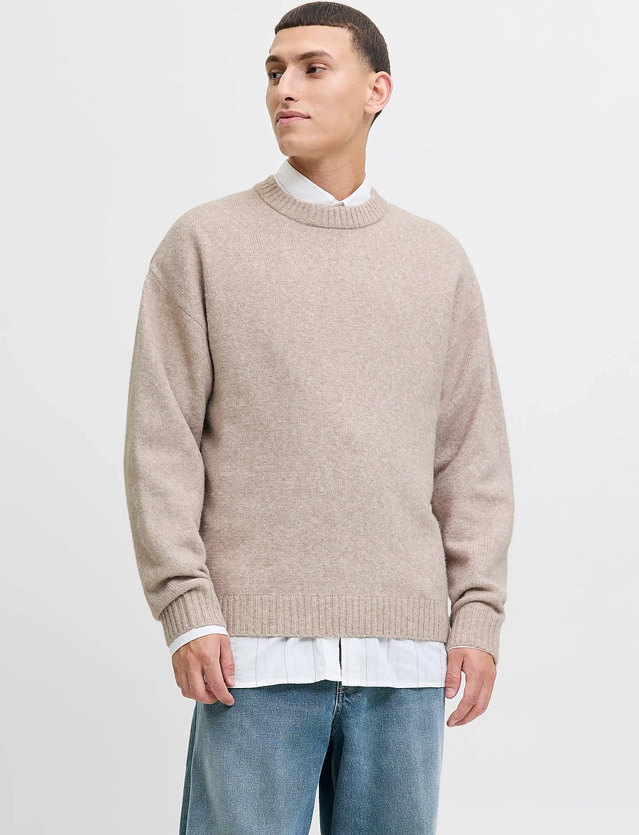 Jack & Jones - JJESOHO OLLIE KNIT CREW NECK SN - rundhals - atmosphere - 0