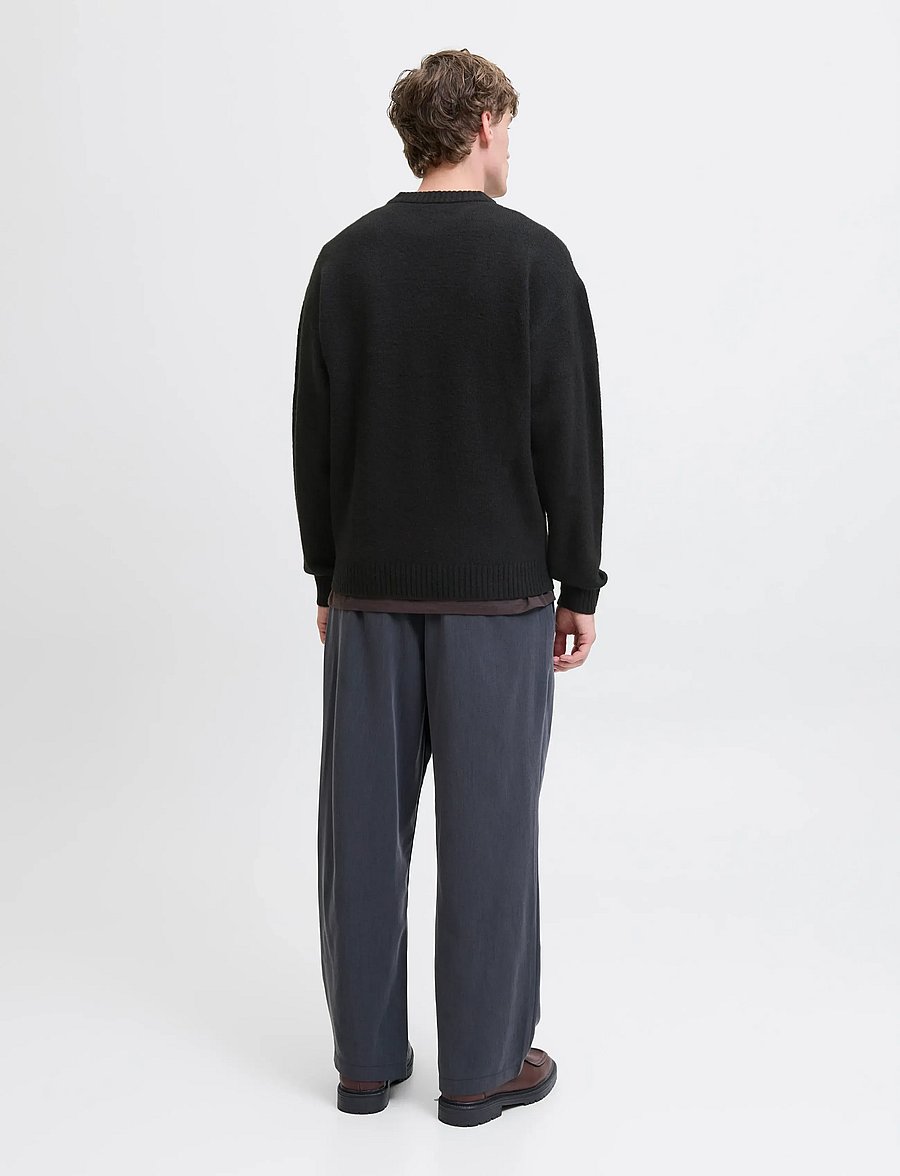 Jack & Jones - JJESOHO OLLIE KNIT CREW NECK SN - rund hals - black - 2