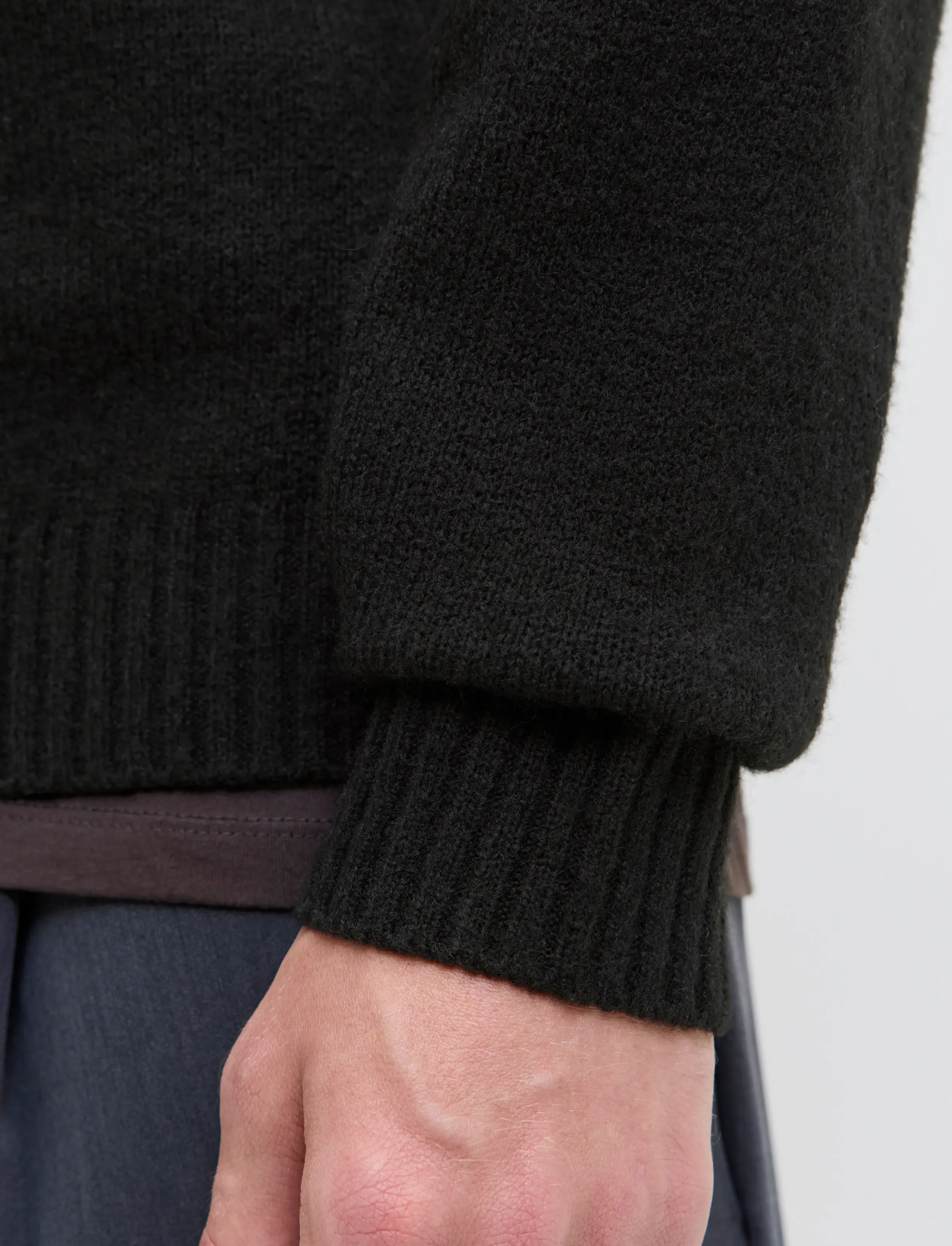 Jack & Jones - JJESOHO OLLIE KNIT CREW NECK SN - rund hals - black - 4
