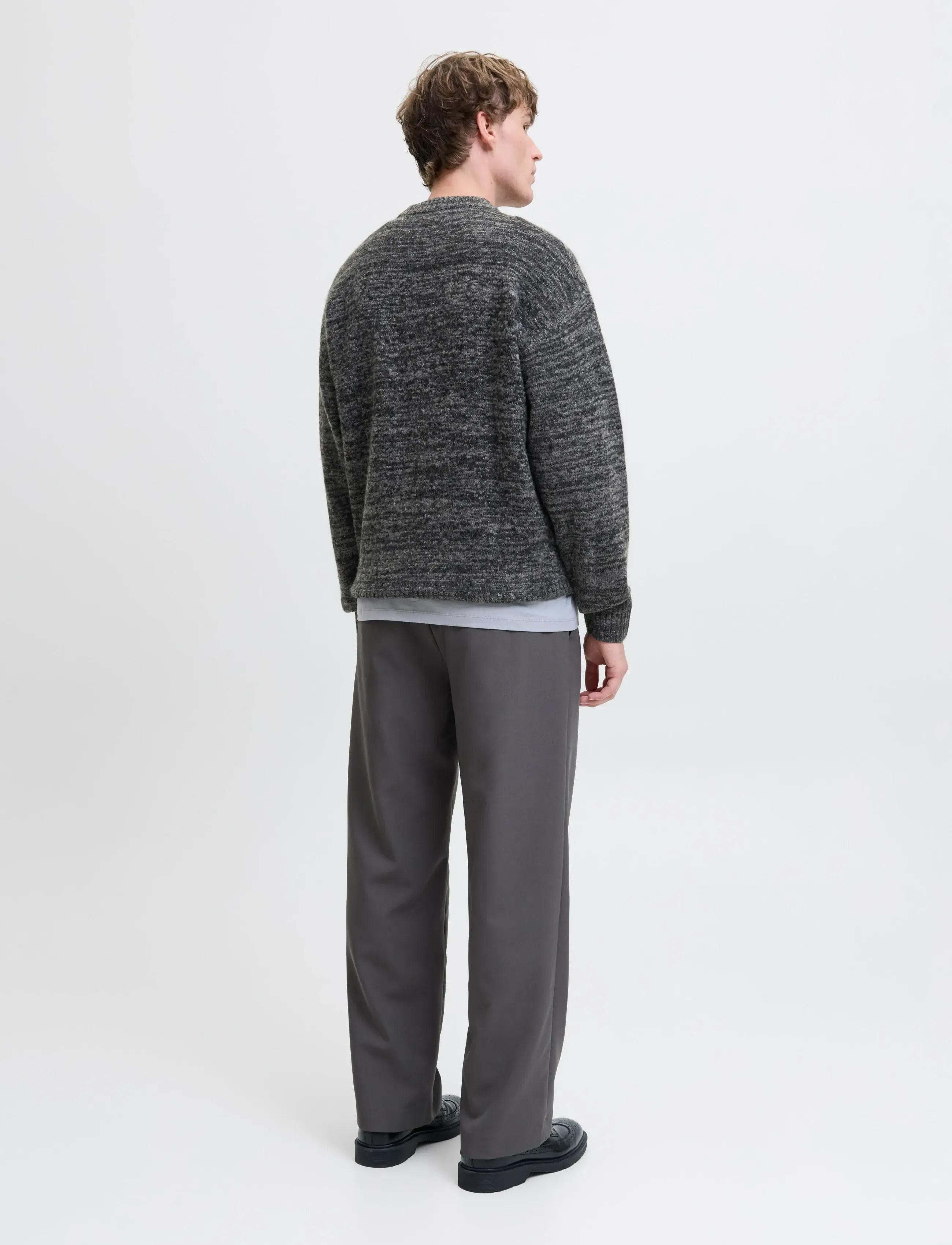 Jack & Jones - JJESOHO OLLIE KNIT CREW NECK SN - rund hals - castlerock - 2