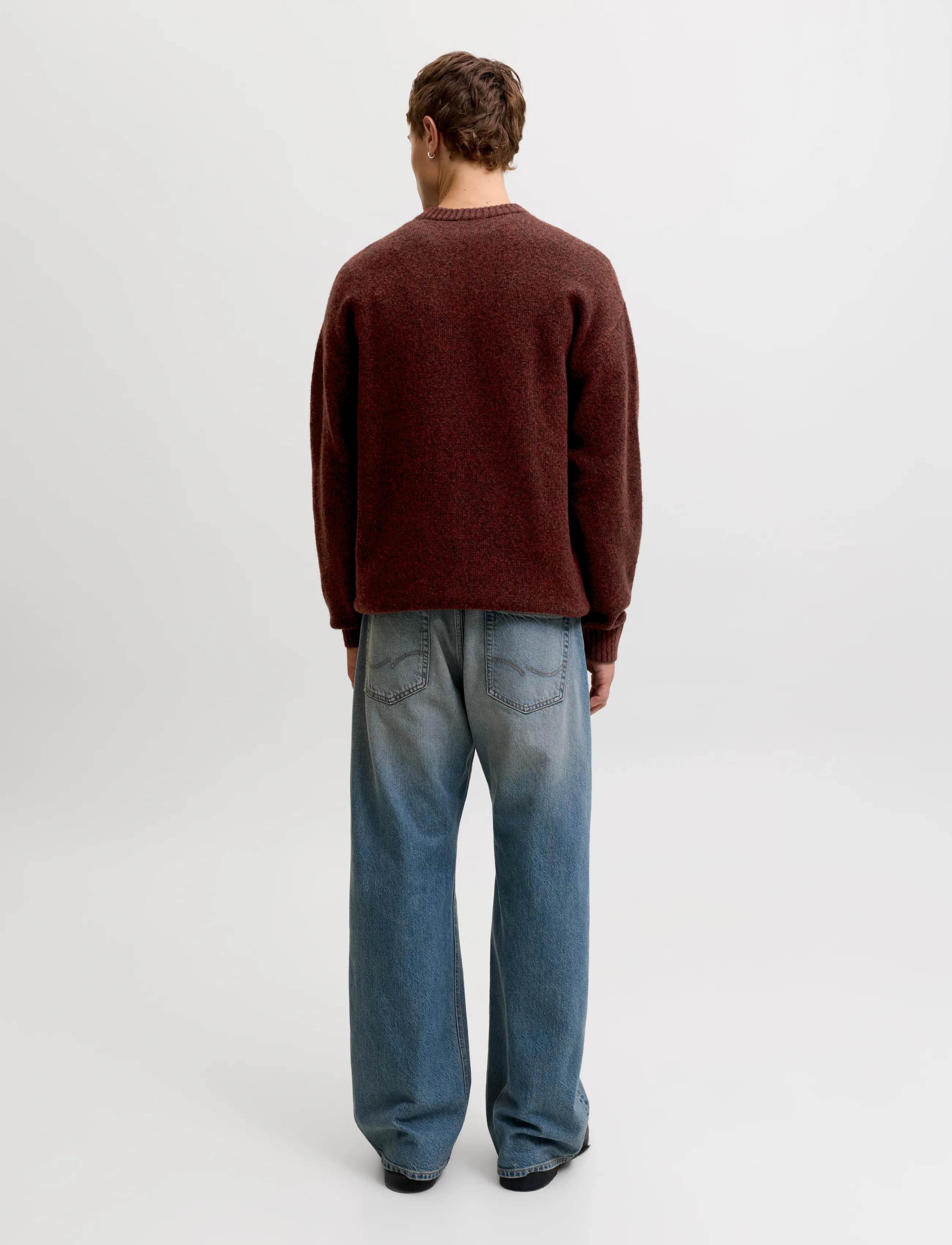 Jack & Jones - JJESOHO OLLIE KNIT CREW NECK SN - rundhals - fired brick - 2
