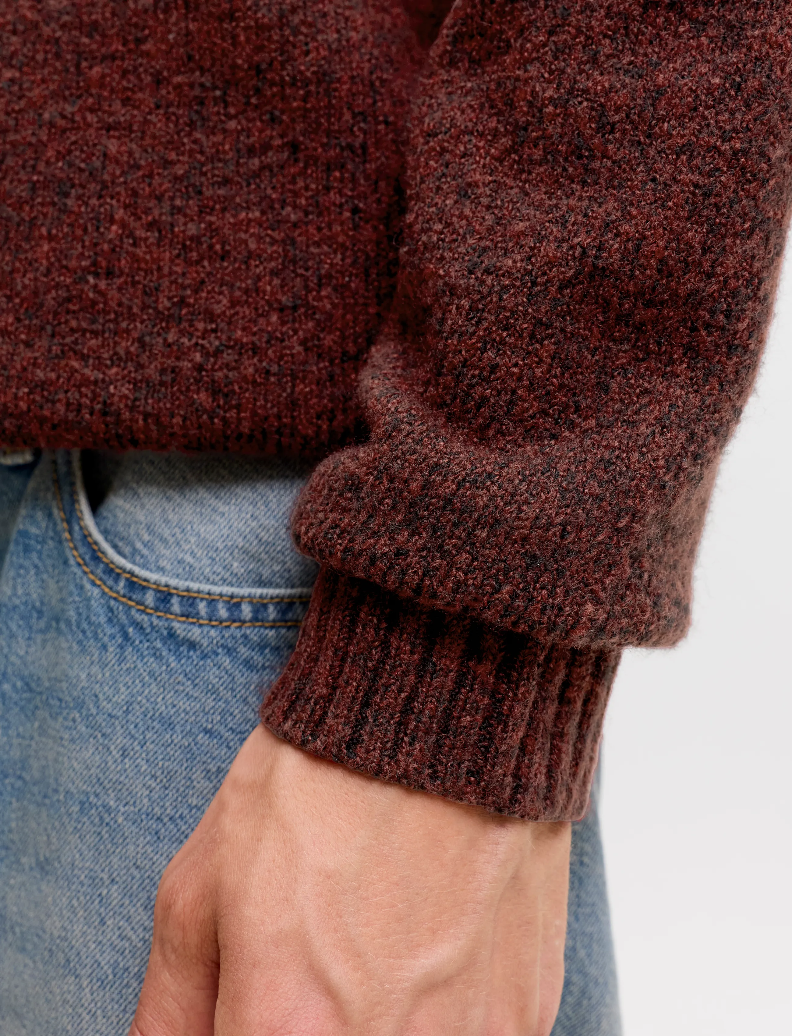 Jack & Jones - JJESOHO OLLIE KNIT CREW NECK SN - rundhals - fired brick - 4