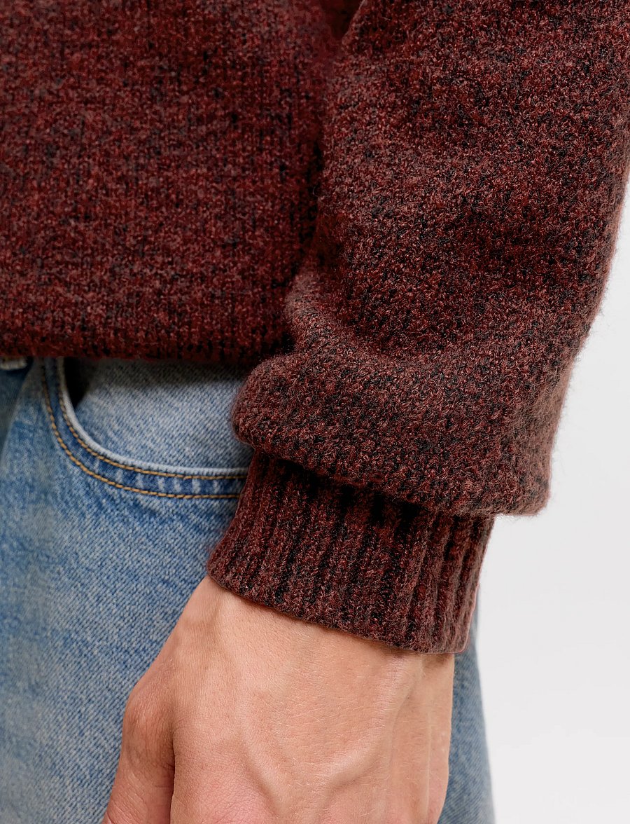 Jack & Jones - JJESOHO OLLIE KNIT CREW NECK SN - rundhalsad - fired brick - 4