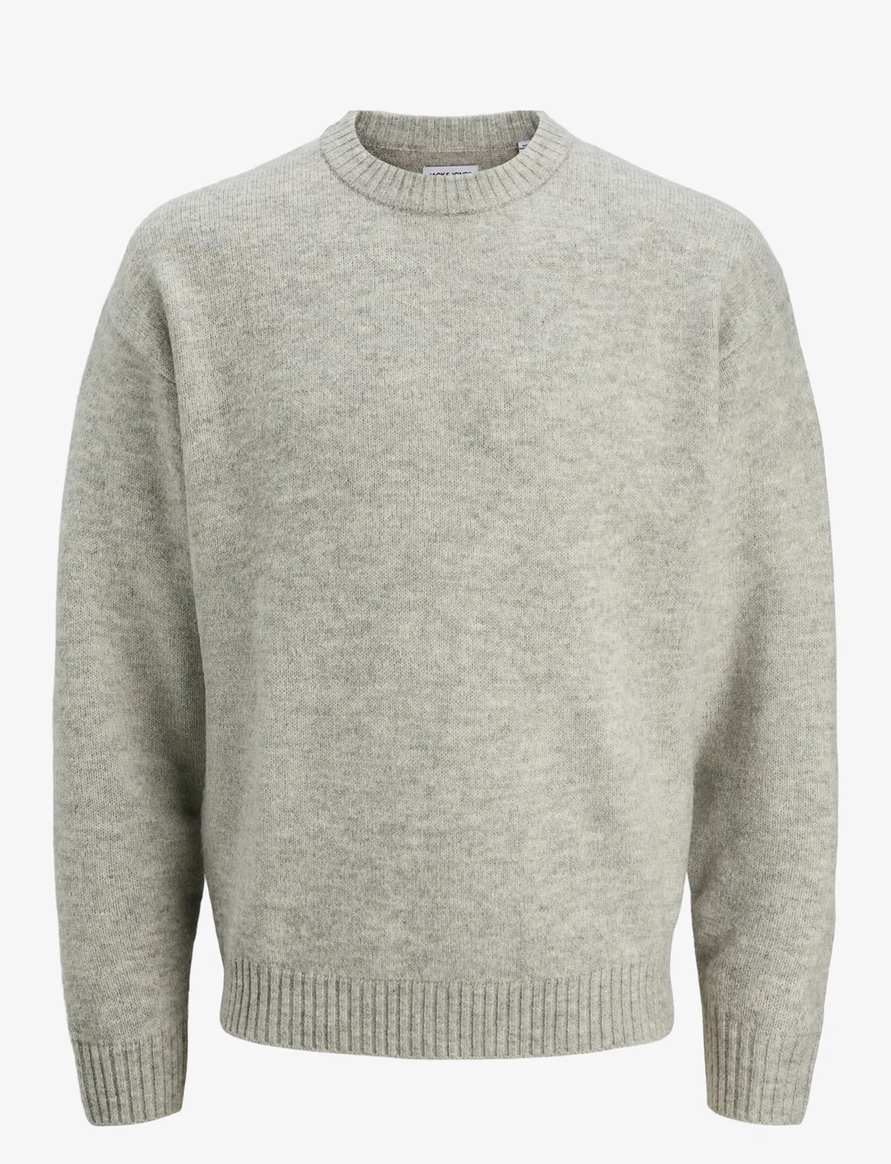 Jack & Jones - JJESOHO OLLIE KNIT CREW NECK SN - rundhalsad - light grey melange - 1