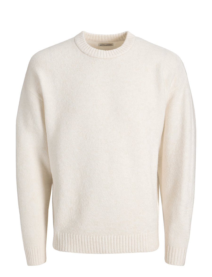 Jack & Jones - JJESOHO OLLIE KNIT CREW NECK SN - rundhalsad - moonbeam - 1