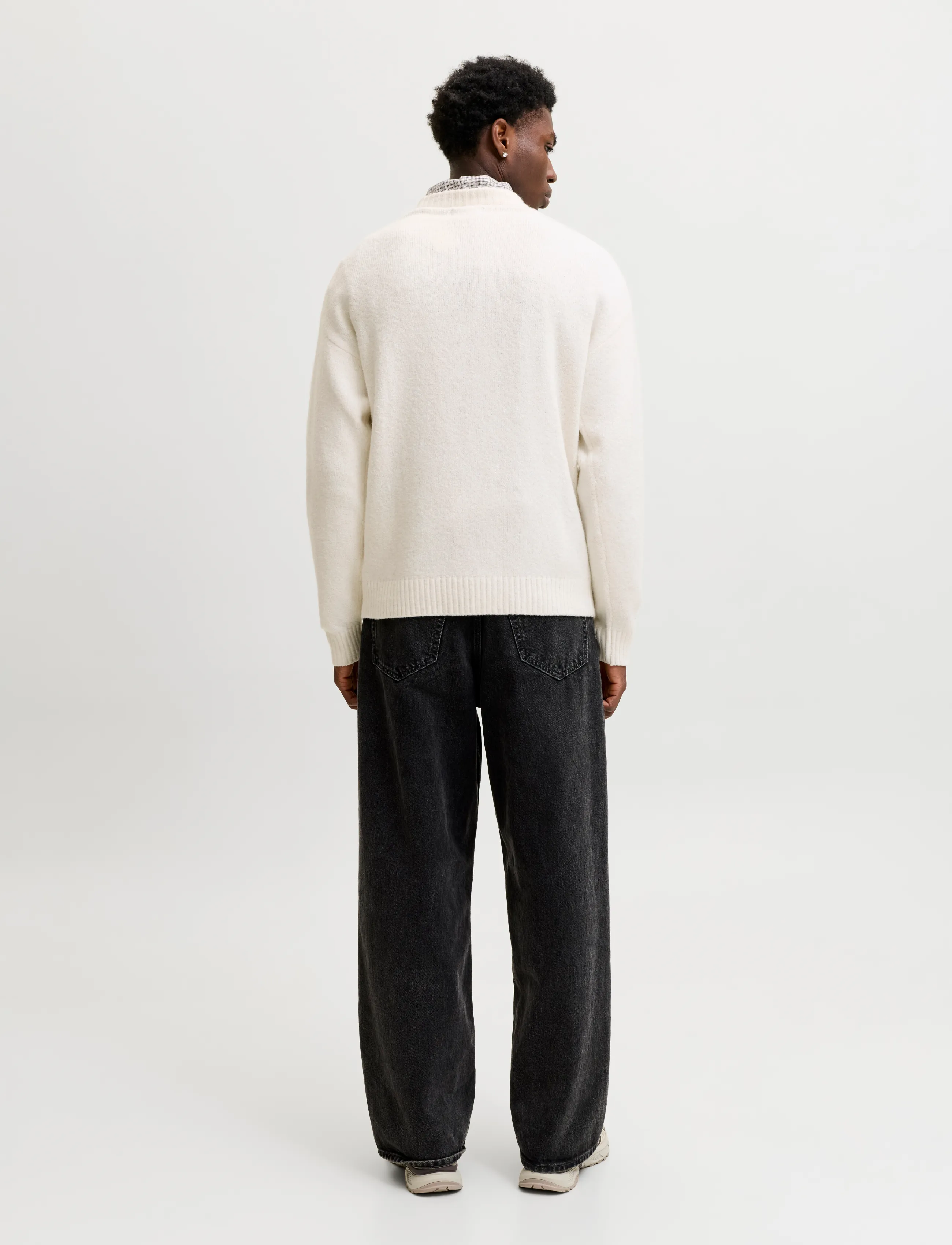 Jack & Jones - JJESOHO OLLIE KNIT CREW NECK SN - rundhals - moonbeam - 2