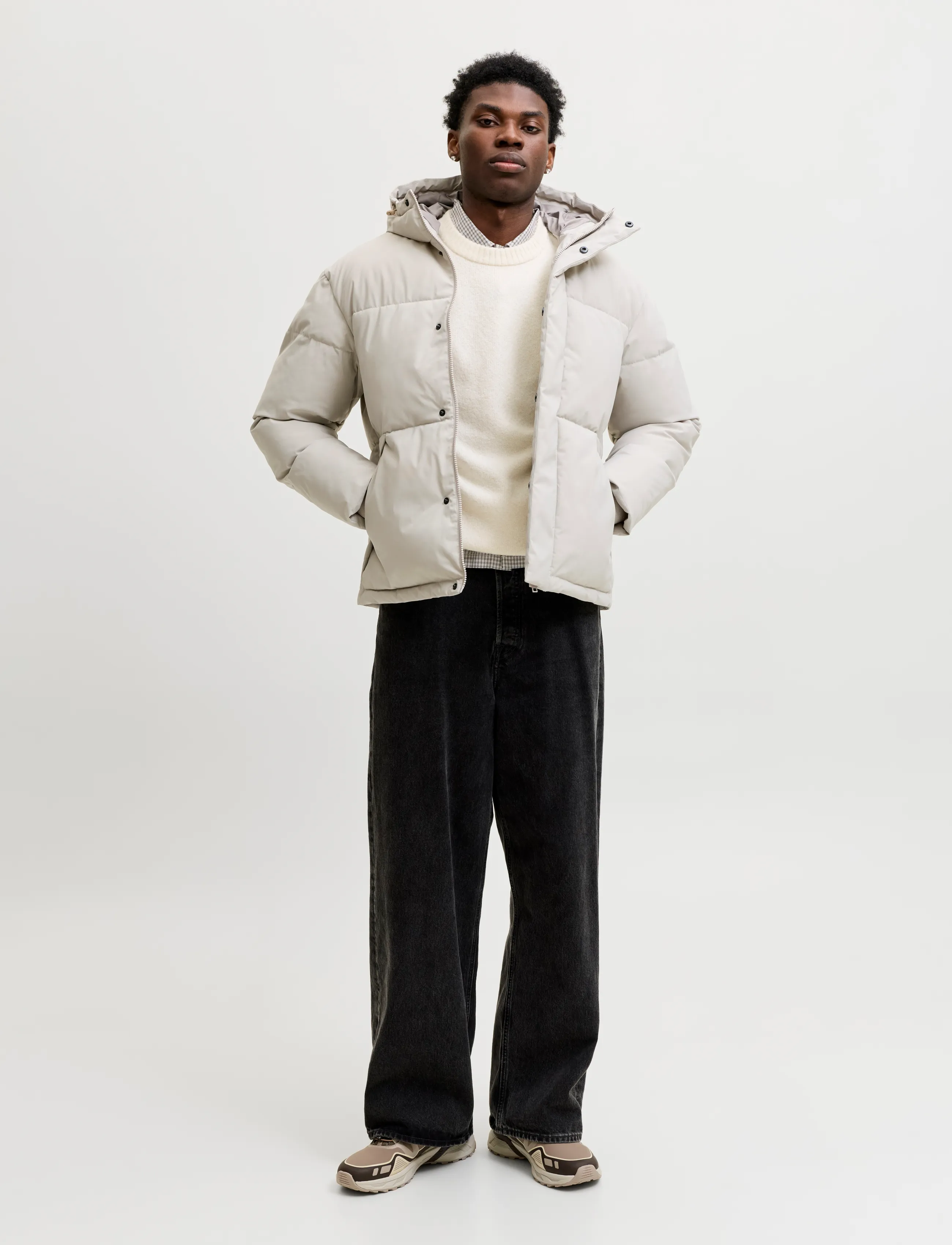 Jack & Jones - JJESOHO OLLIE KNIT CREW NECK SN - rundhals - moonbeam - 3