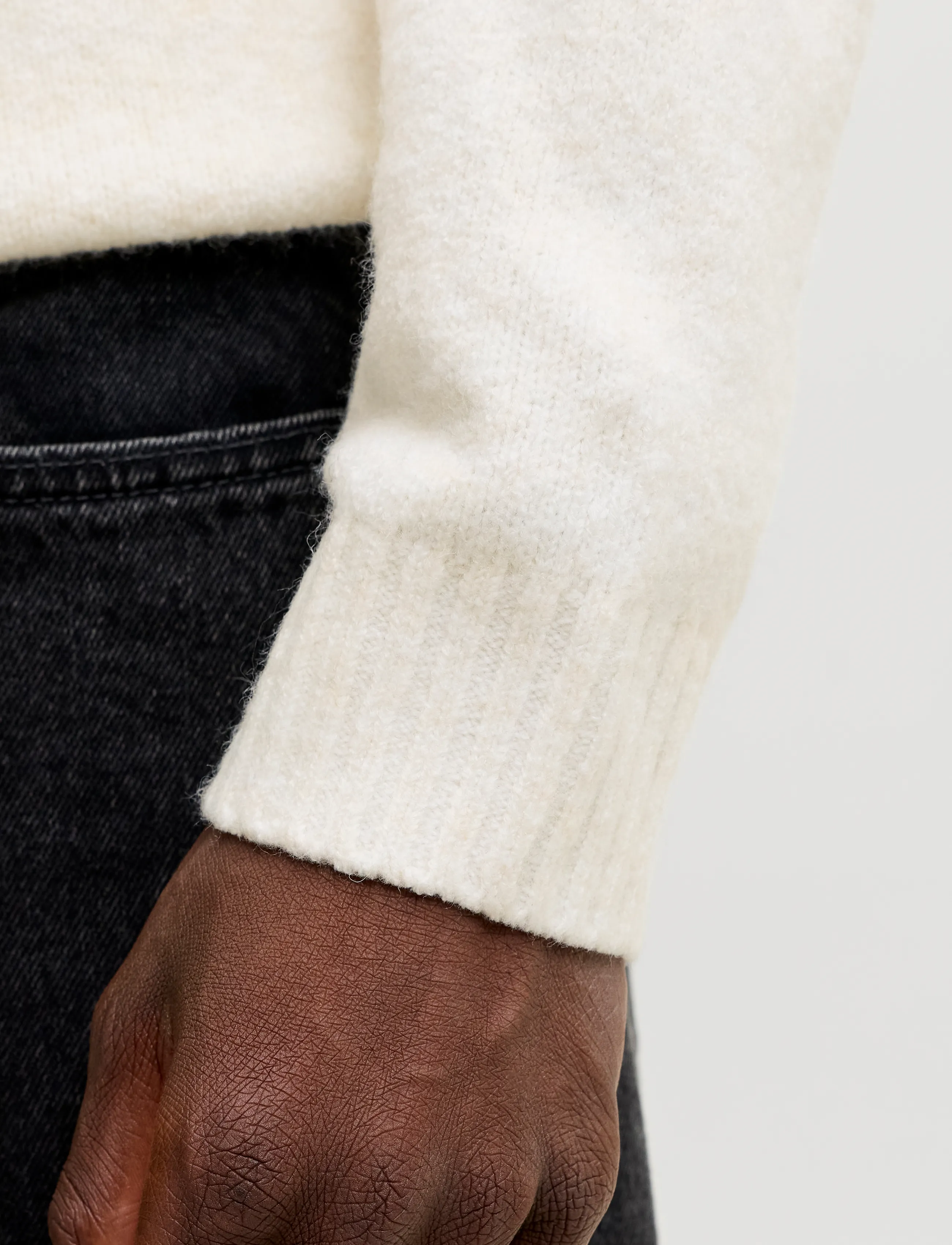 Jack & Jones - JJESOHO OLLIE KNIT CREW NECK SN - rundhals - moonbeam - 4