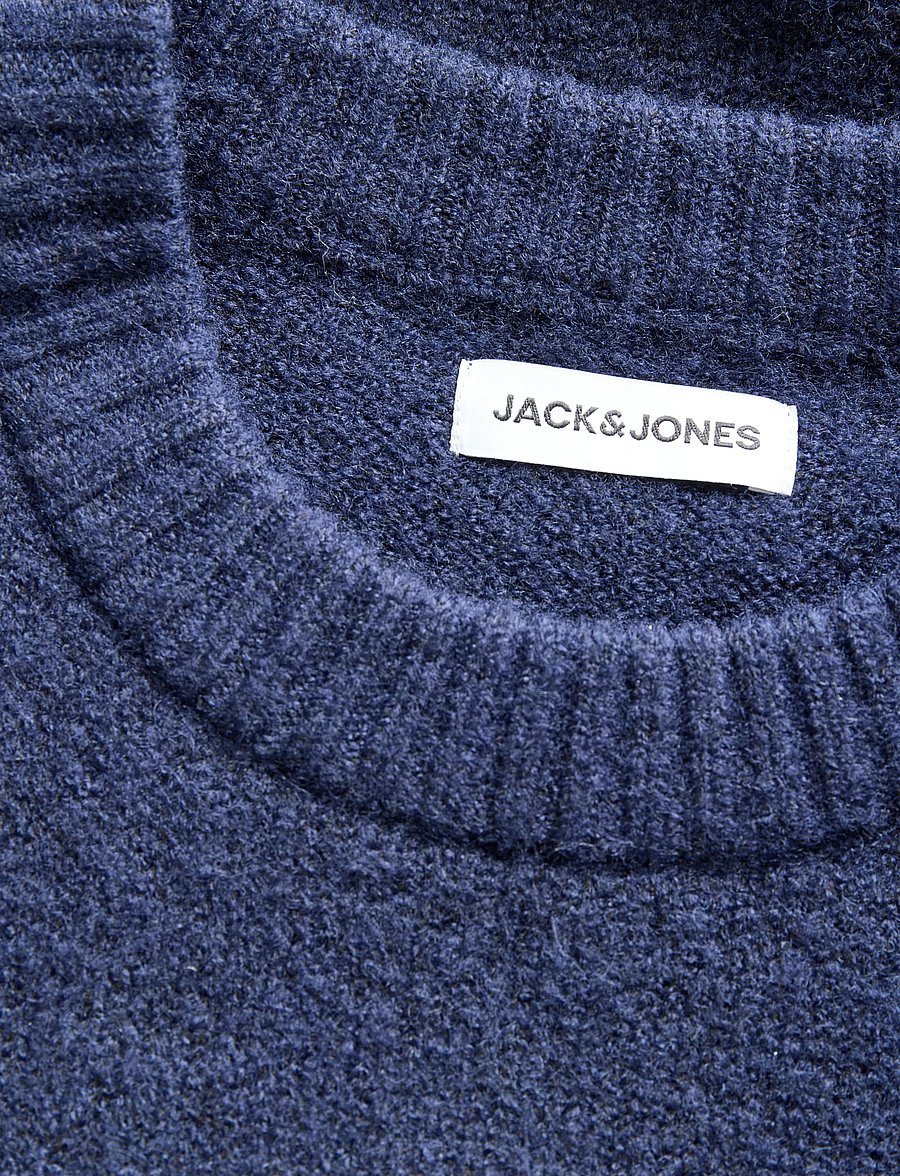 Jack & Jones - JJESOHO OLLIE KNIT CREW NECK SN - rundhalsad - navy blazer - 2