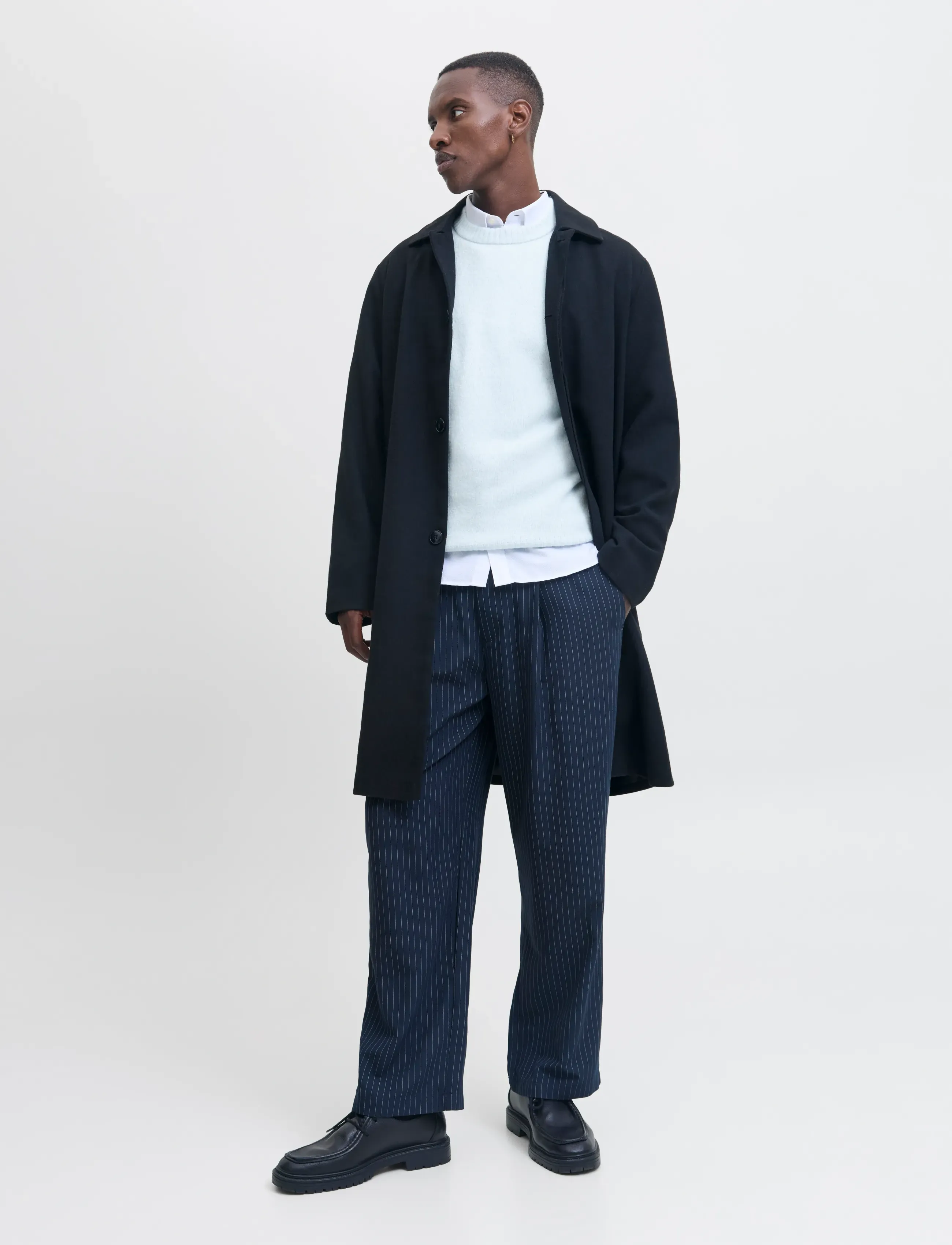 Jack & Jones - JJESOHO OLLIE KNIT CREW NECK SN - adījumi ar apaļu kakla izgriezumu - skyway - 5