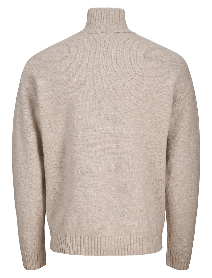 Jack & Jones - JJESOHO OLLIE KNIT HALF ZIP SN - pullover mit halbem reißverschluss - atmosphere - 2