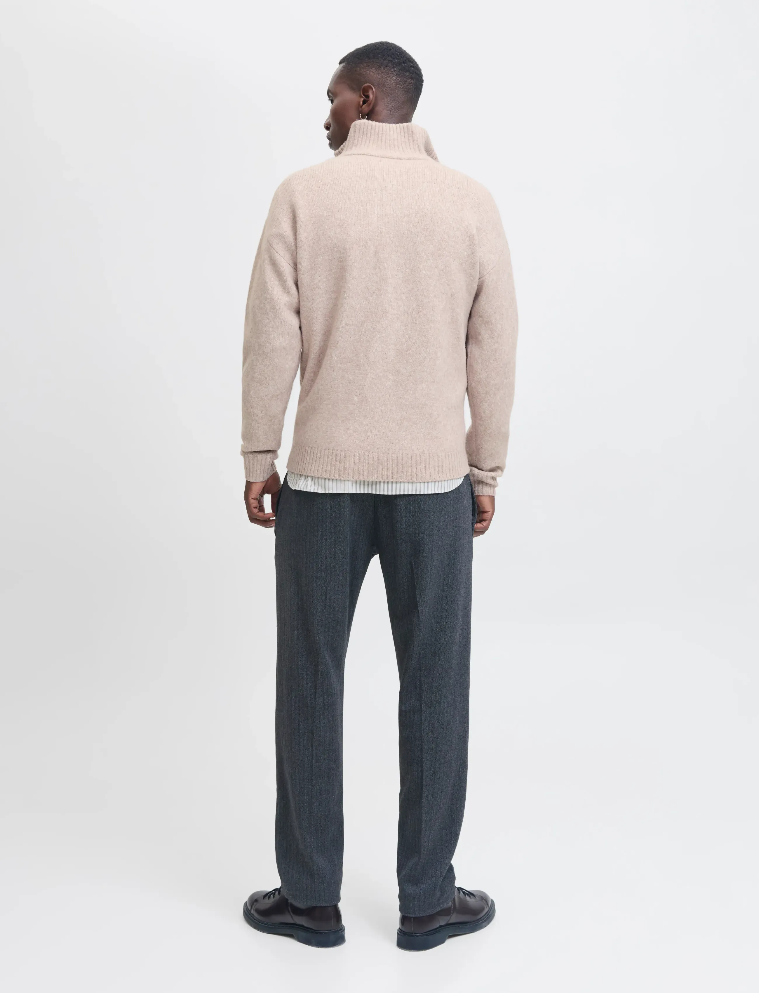 Jack & Jones - JJESOHO OLLIE KNIT HALF ZIP SN - pullover mit halbem reißverschluss - atmosphere - 3