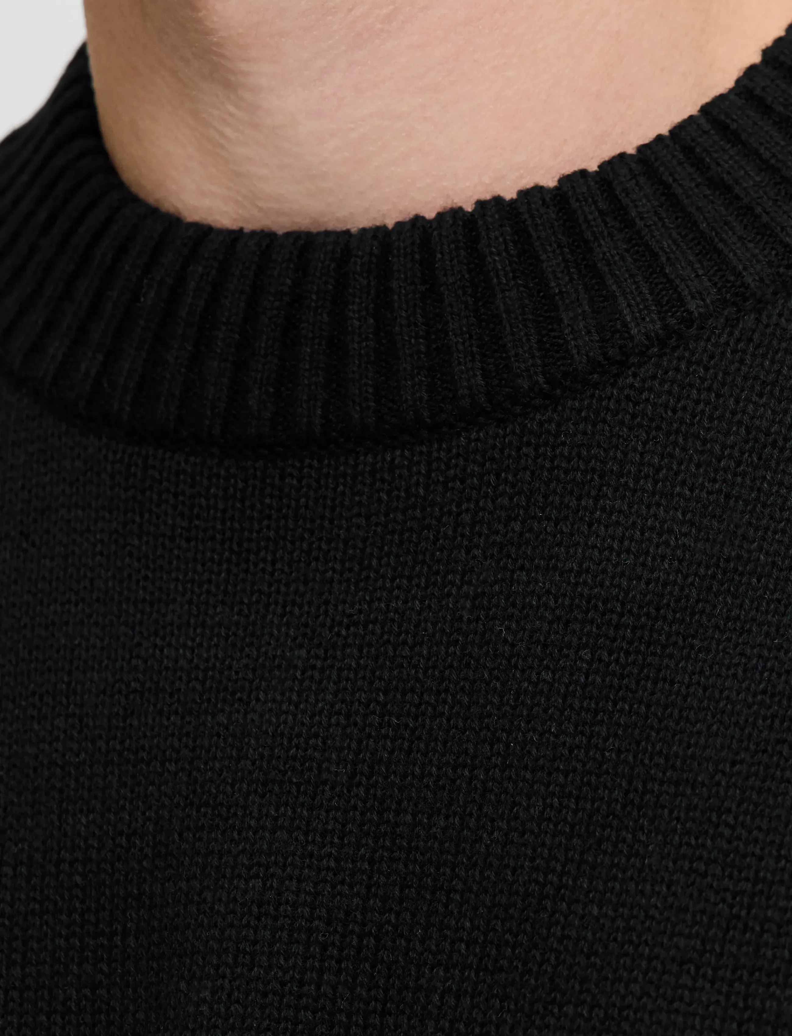 Jack & Jones - JJEURBAN JACK KNIT CREW NECK SN - rund hals - black - 3