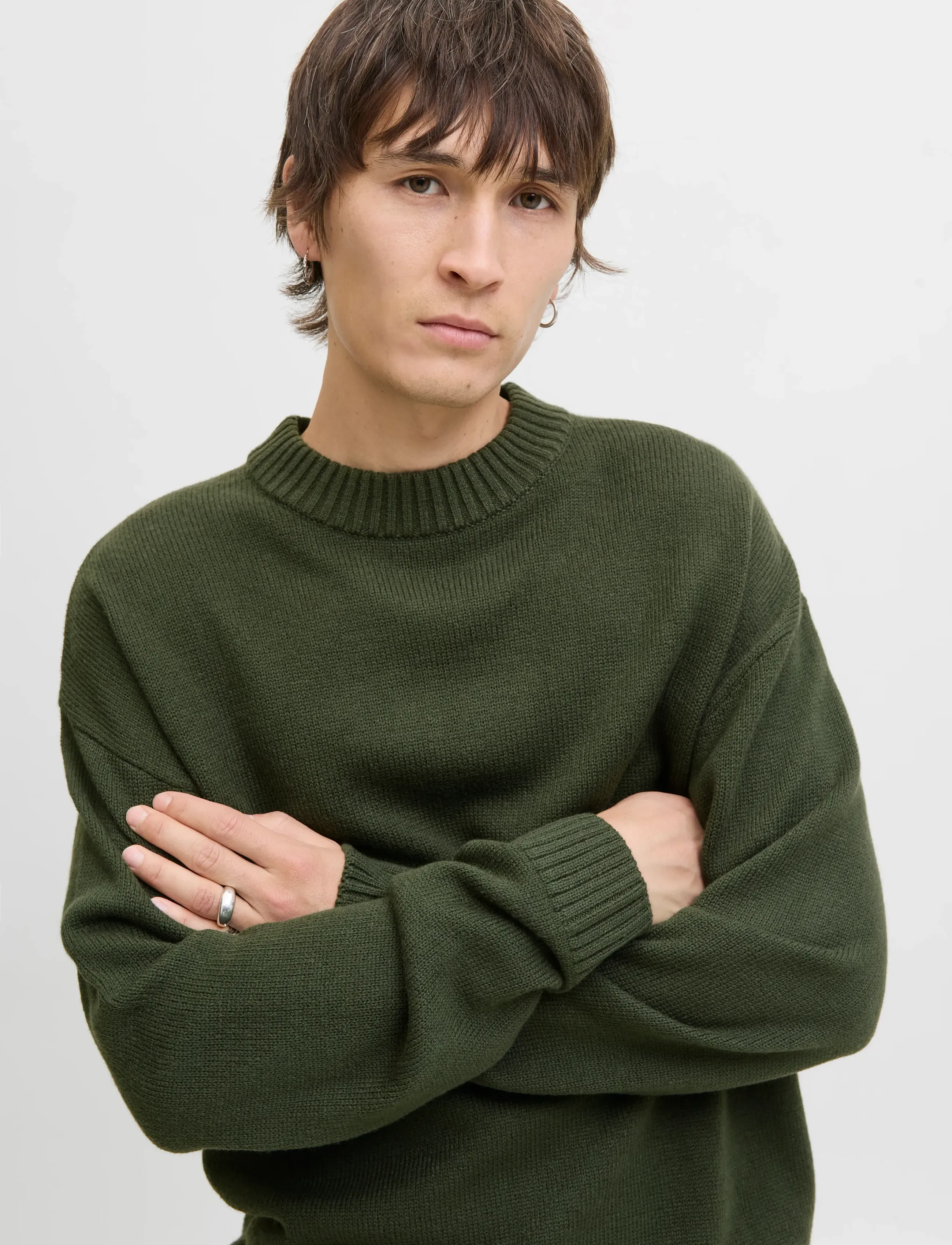Jack & Jones - JJEURBAN JACK KNIT CREW NECK SN - rund hals - duffel bag - 5