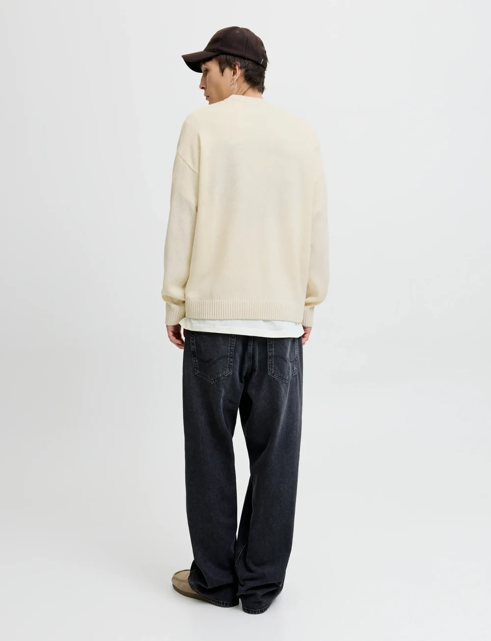 Jack & Jones - JJEURBAN JACK KNIT CREW NECK SN - Ümmarguse kaelusega kudumid - sea salt - 2