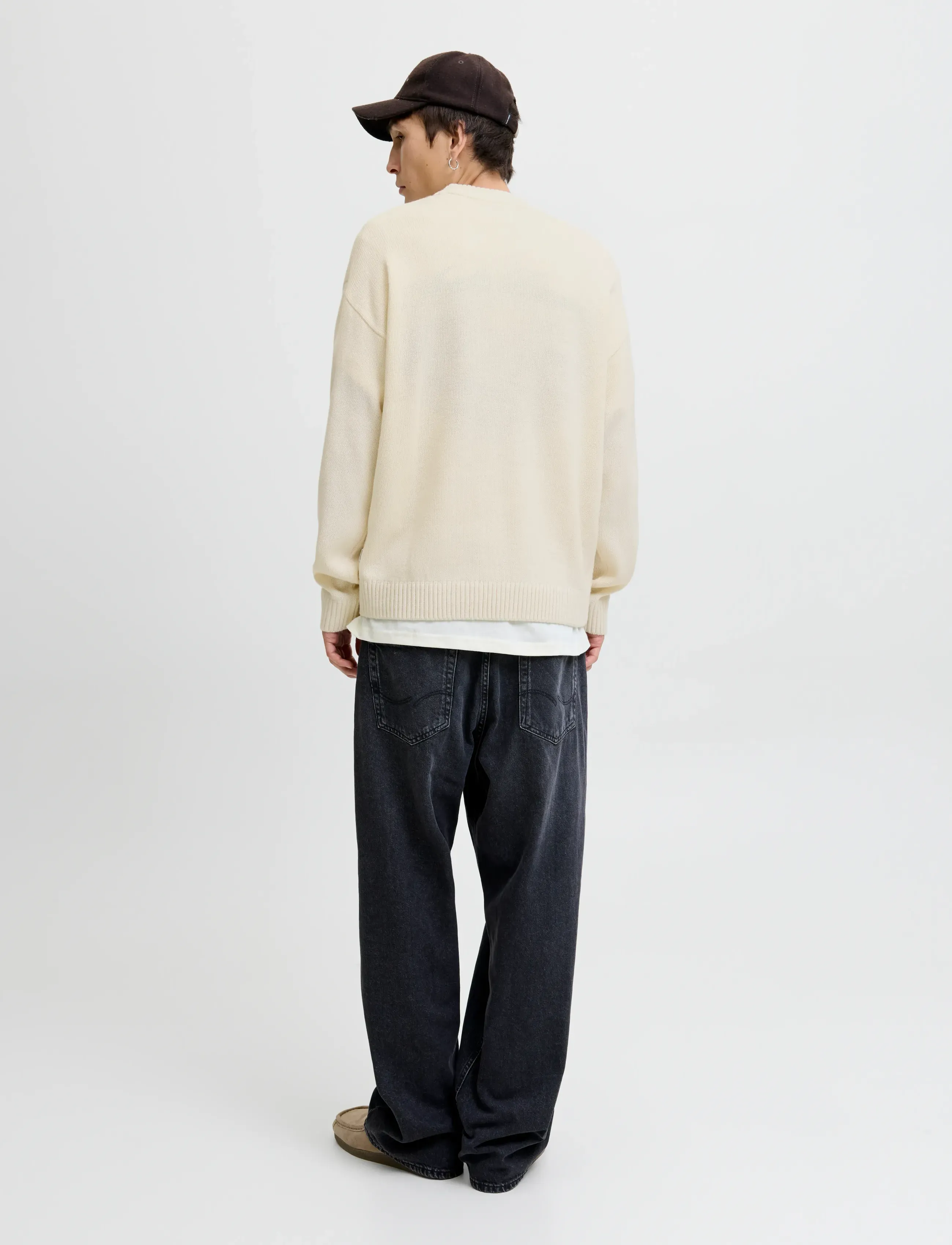 Jack & Jones - JJEURBAN JACK KNIT CREW NECK SN - ronde hals - sea salt - 2