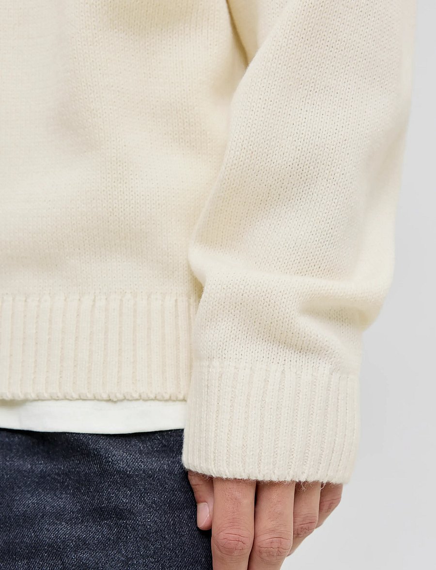 Jack & Jones - JJEURBAN JACK KNIT CREW NECK SN - round necks - sea salt - 5