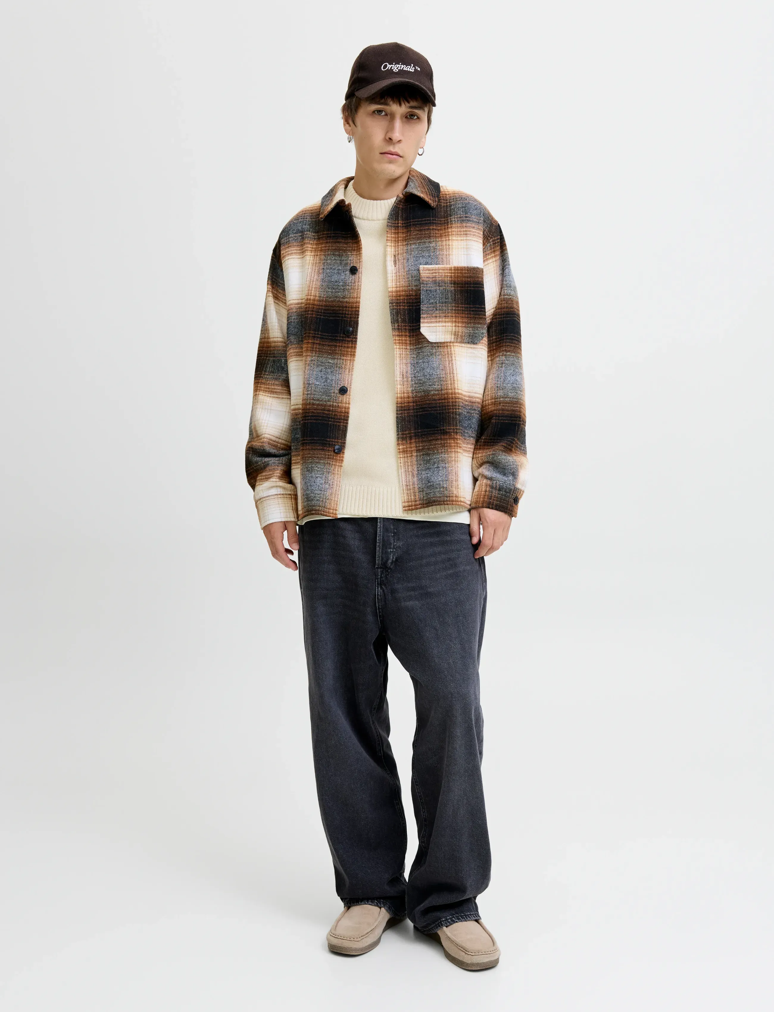 Jack & Jones JJEURBAN JACK KNIT CREW NECK SN - Strickmode - SEA SALT / cream