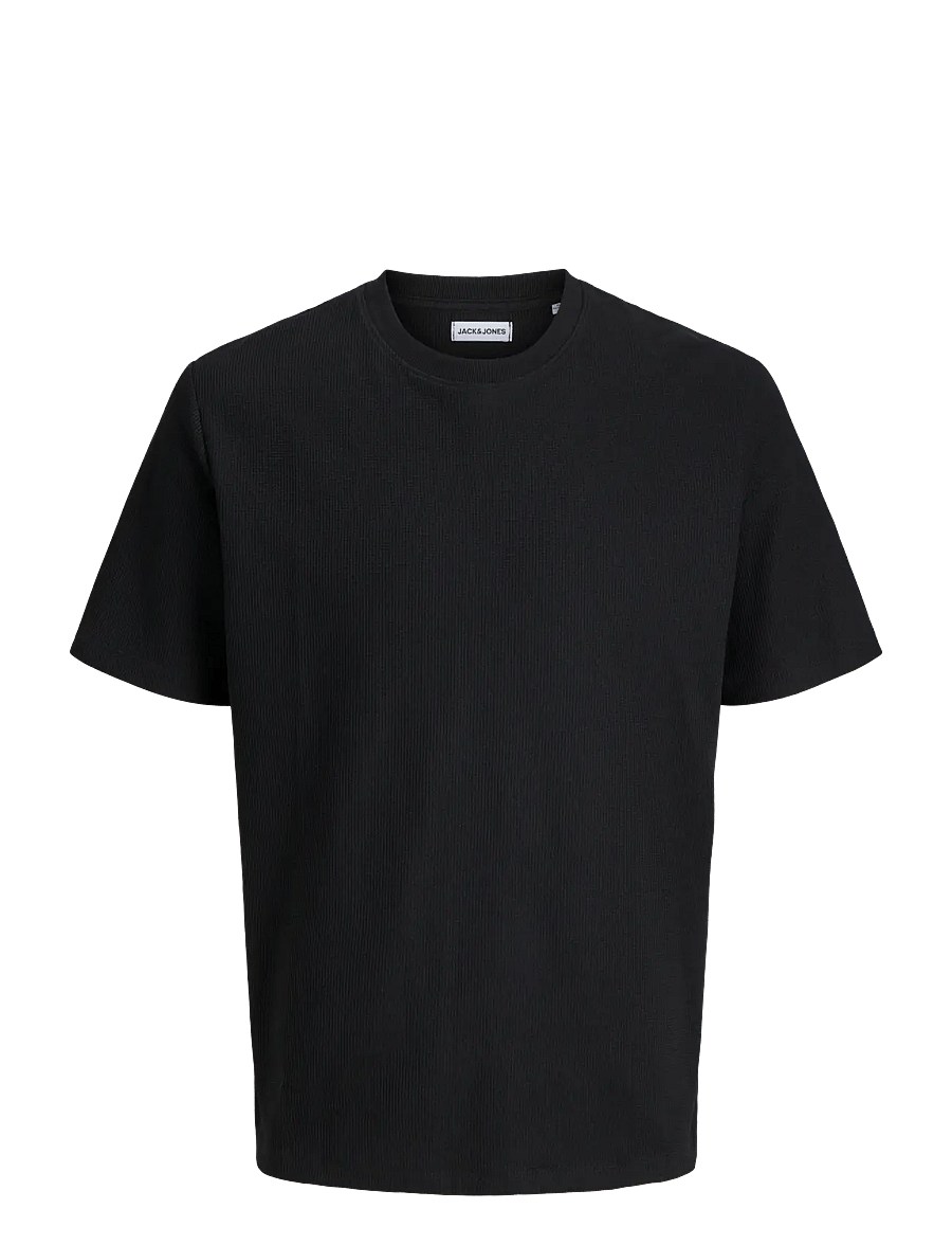 Jack & Jones - JJEAUSTIN TEE SS NOOS - kortärmade t-shirts - black - 1