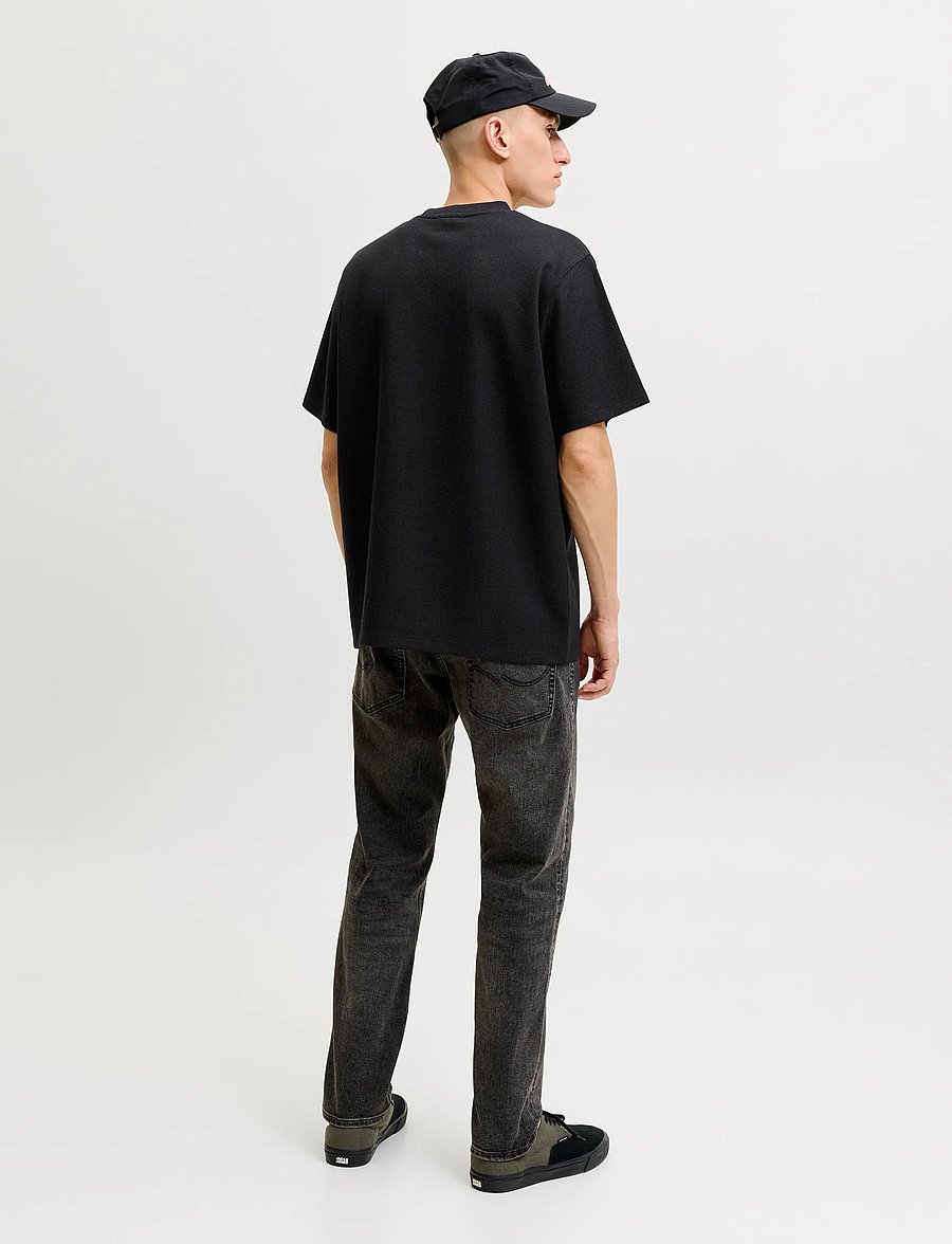 Jack & Jones - JJEAUSTIN TEE SS NOOS - kortärmade t-shirts - black - 3