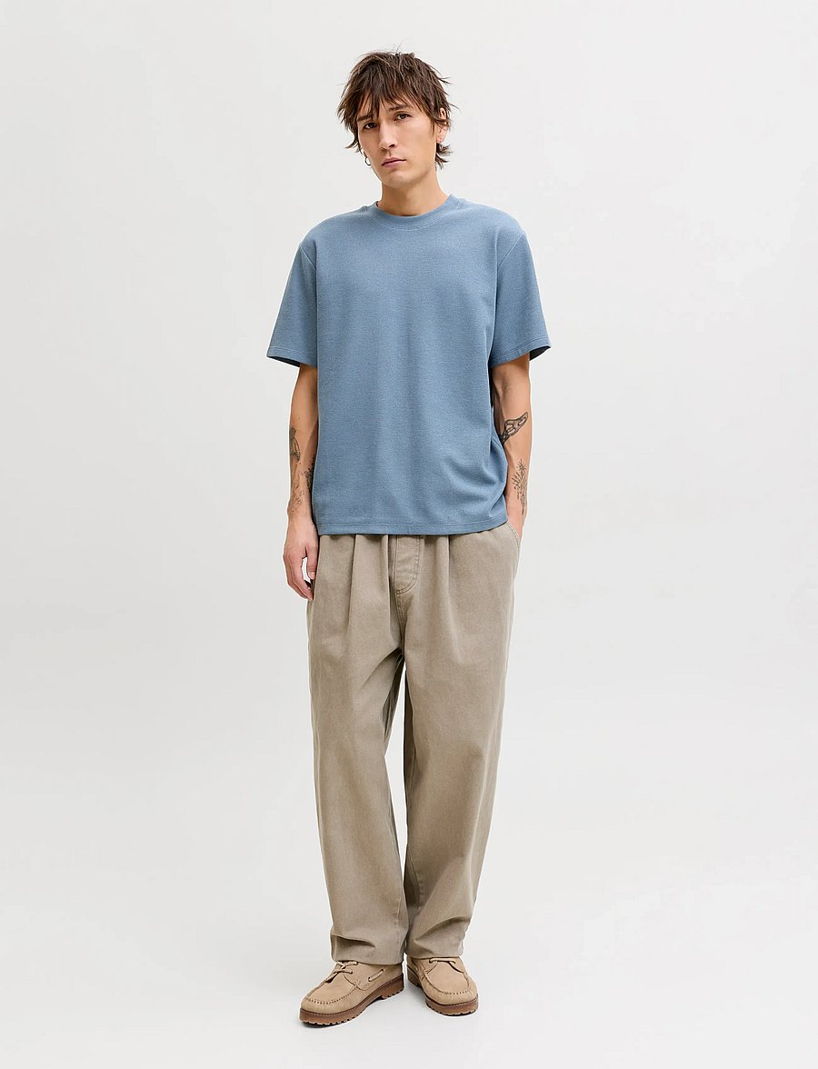 Jack & Jones - JJEAUSTIN TEE SS NOOS - kortærmede t-shirts - blue mirage - 3