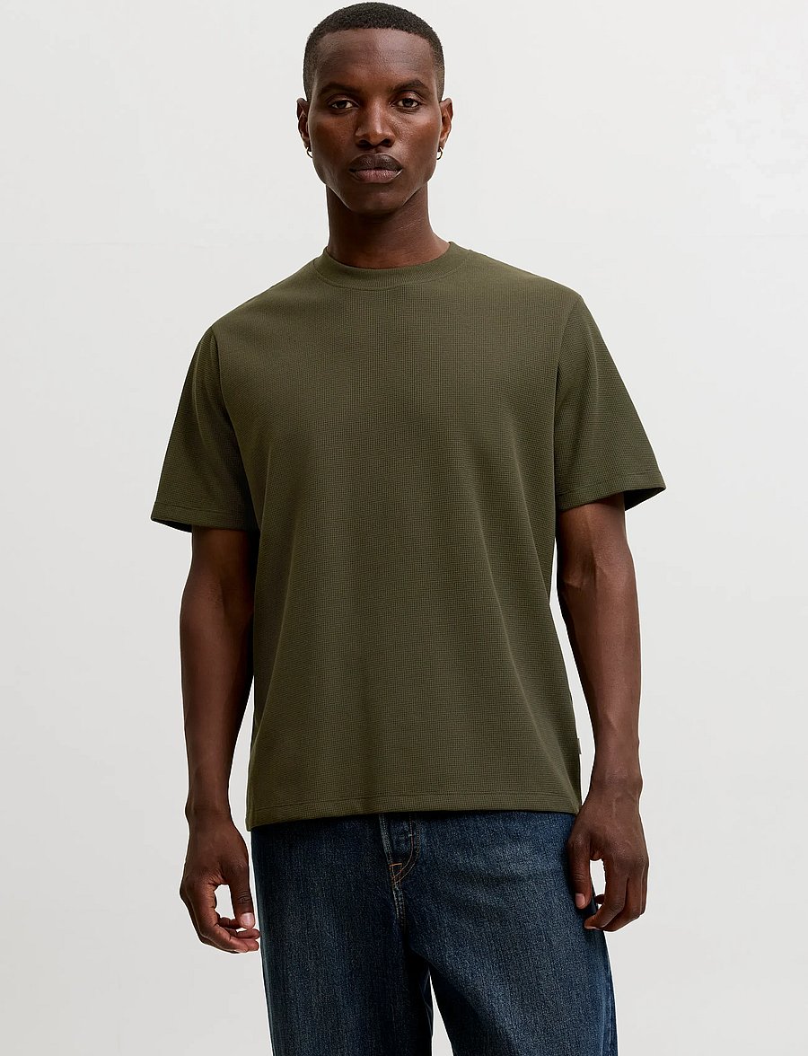 Jack & Jones - JJEAUSTIN TEE SS NOOS - kurzärmelige t-shirts - rosin - 0