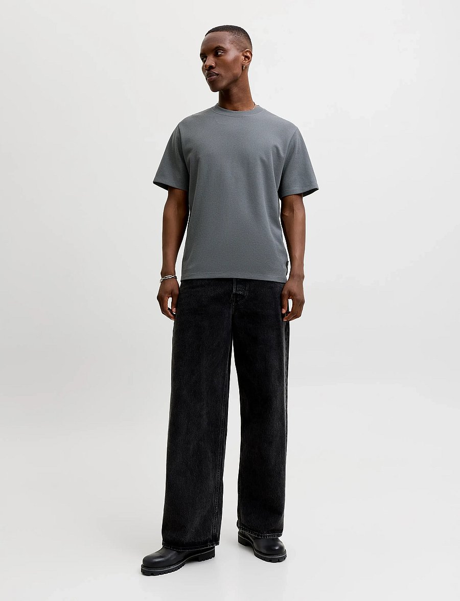 Jack & Jones - JJEAUSTIN TEE SS NOOS - kurzärmelige t-shirts - turbulence - 3