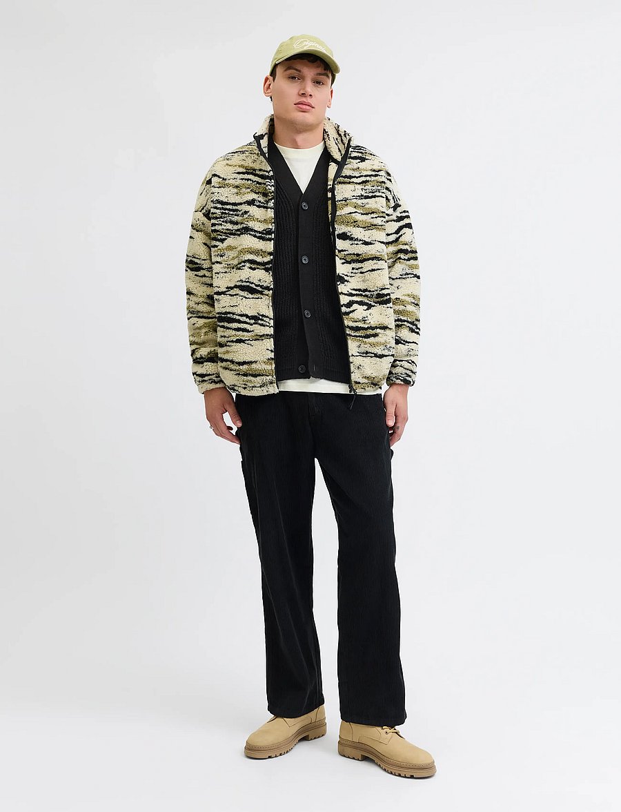 Jack & Jones - JJCONNOR KNIT V-NECK CARDIGAN - cardigans - black - 3