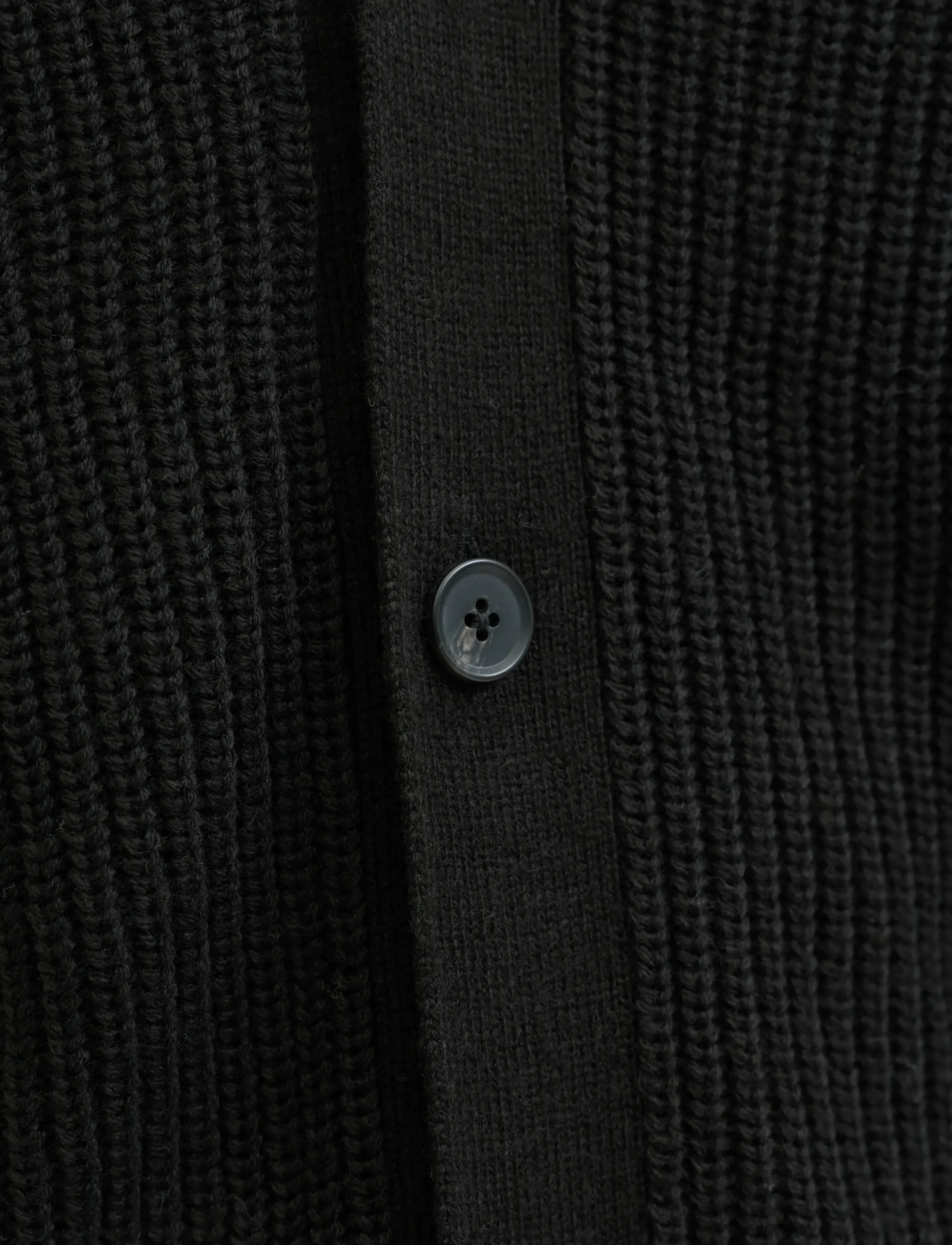 Jack & Jones - JJCONNOR KNIT V-NECK CARDIGAN - cardigans - black - 4