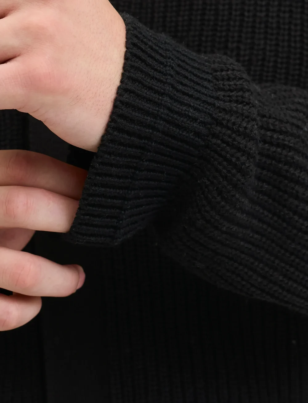 Jack & Jones - JJCONNOR KNIT V-NECK CARDIGAN - cardigans - black - 5