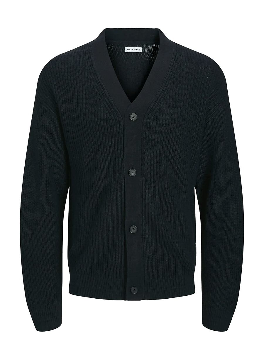 Jack & Jones - JJCONNOR KNIT V-NECK CARDIGAN - cardigans - sky captain - 1