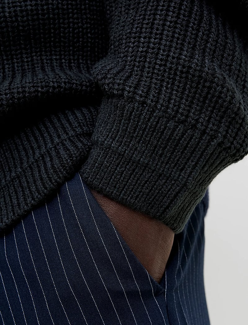 Jack & Jones - JJCONNOR KNIT V-NECK CARDIGAN - cardigans - sky captain - 5