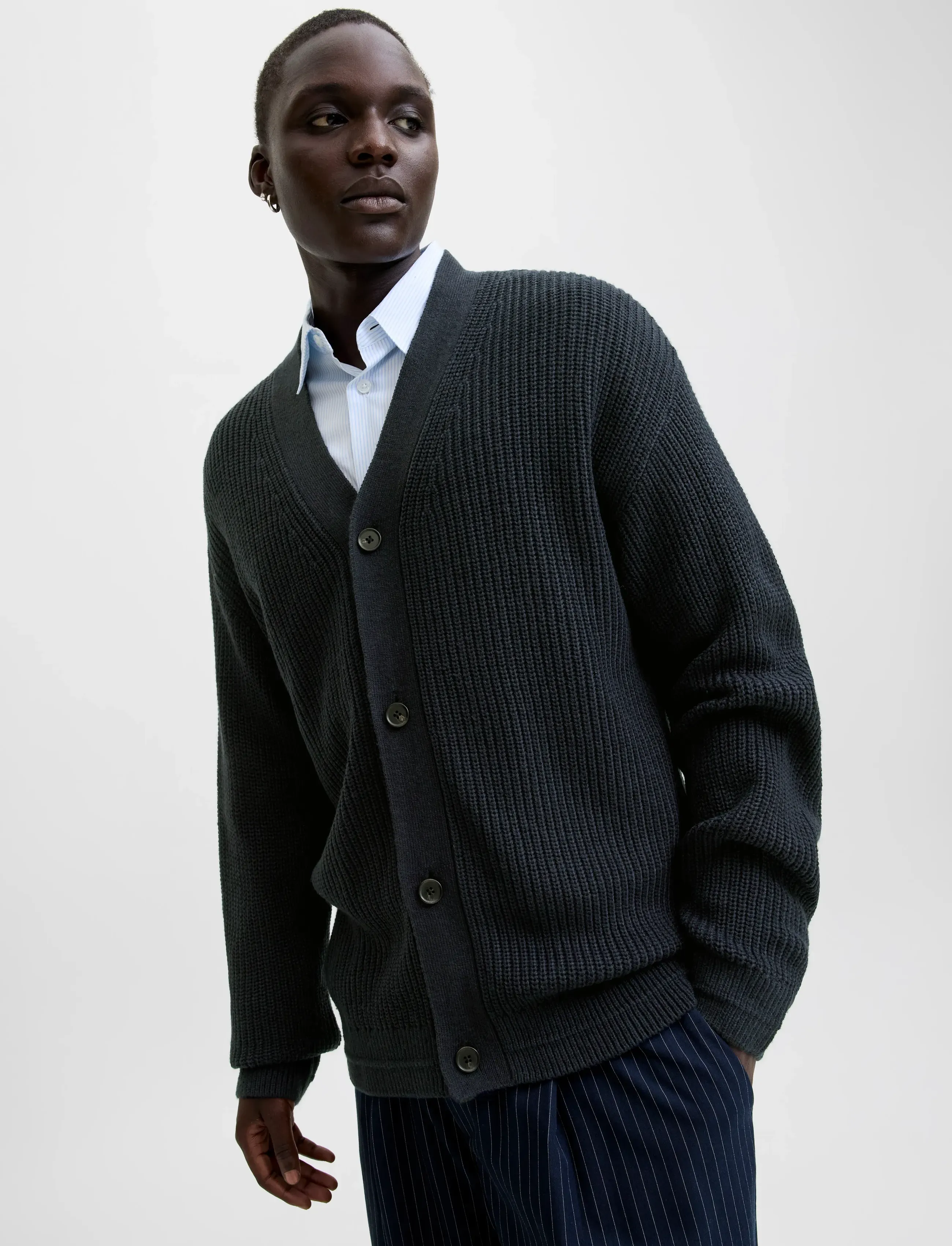 JACK & JONES Jjconnor Knit V-Neck Cardigan herr – bild 6