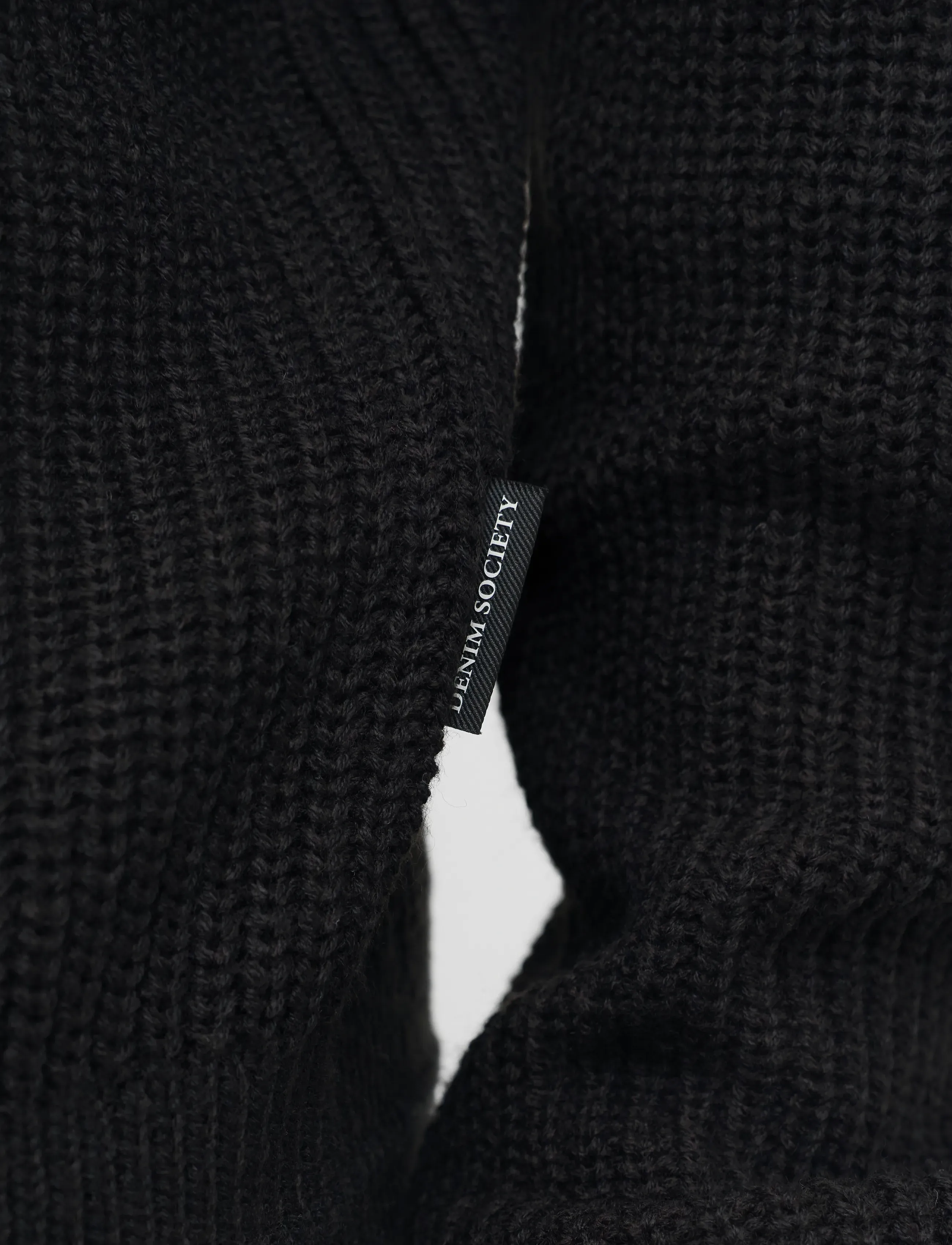 Jack & Jones - JJKAITO KNIT POLO BF - långärmade stickade pikétröjor - black - 5