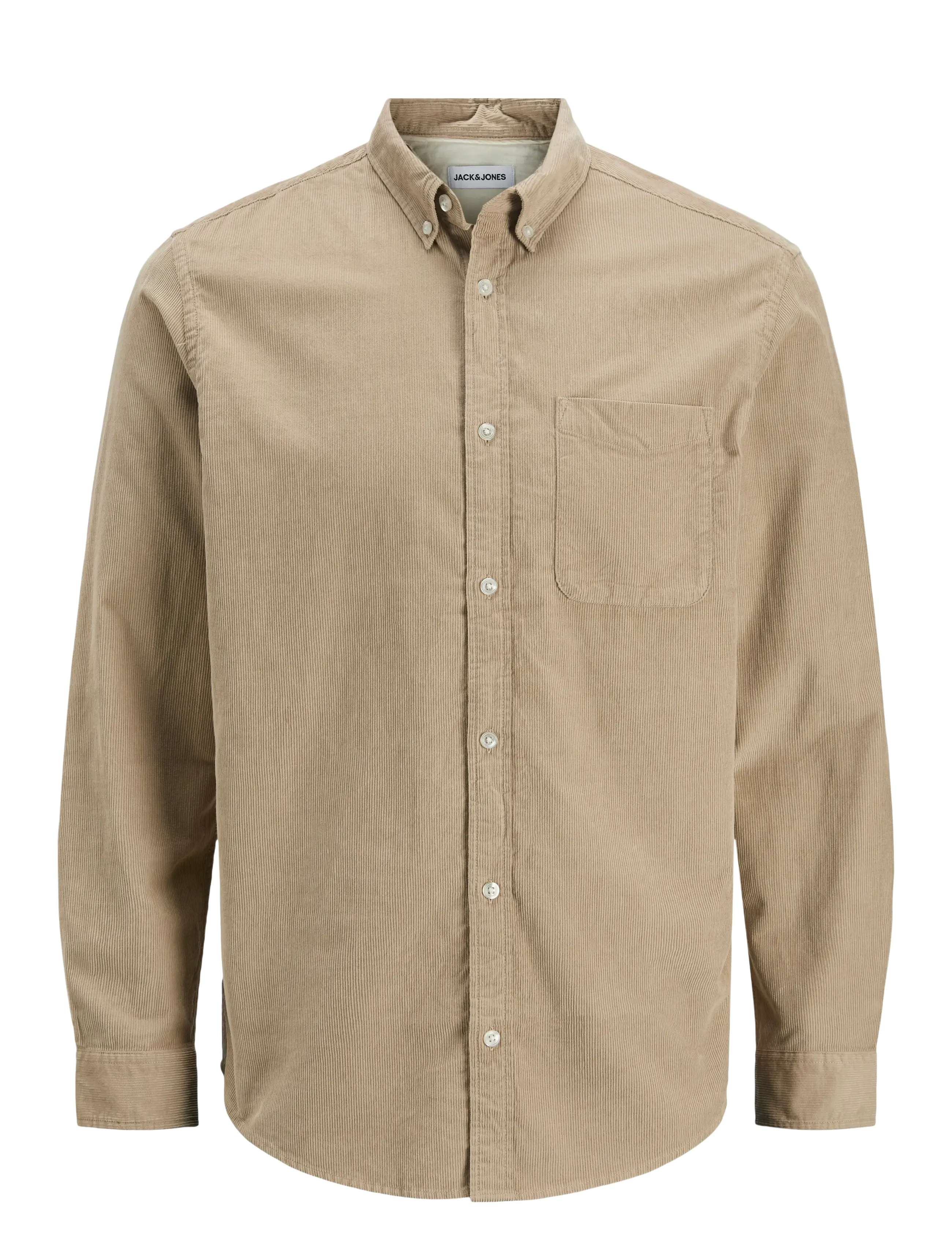 Jack & Jones JJECLASSIC CORD SHIRT L/S SN - Hemden - CROCKERY / beige