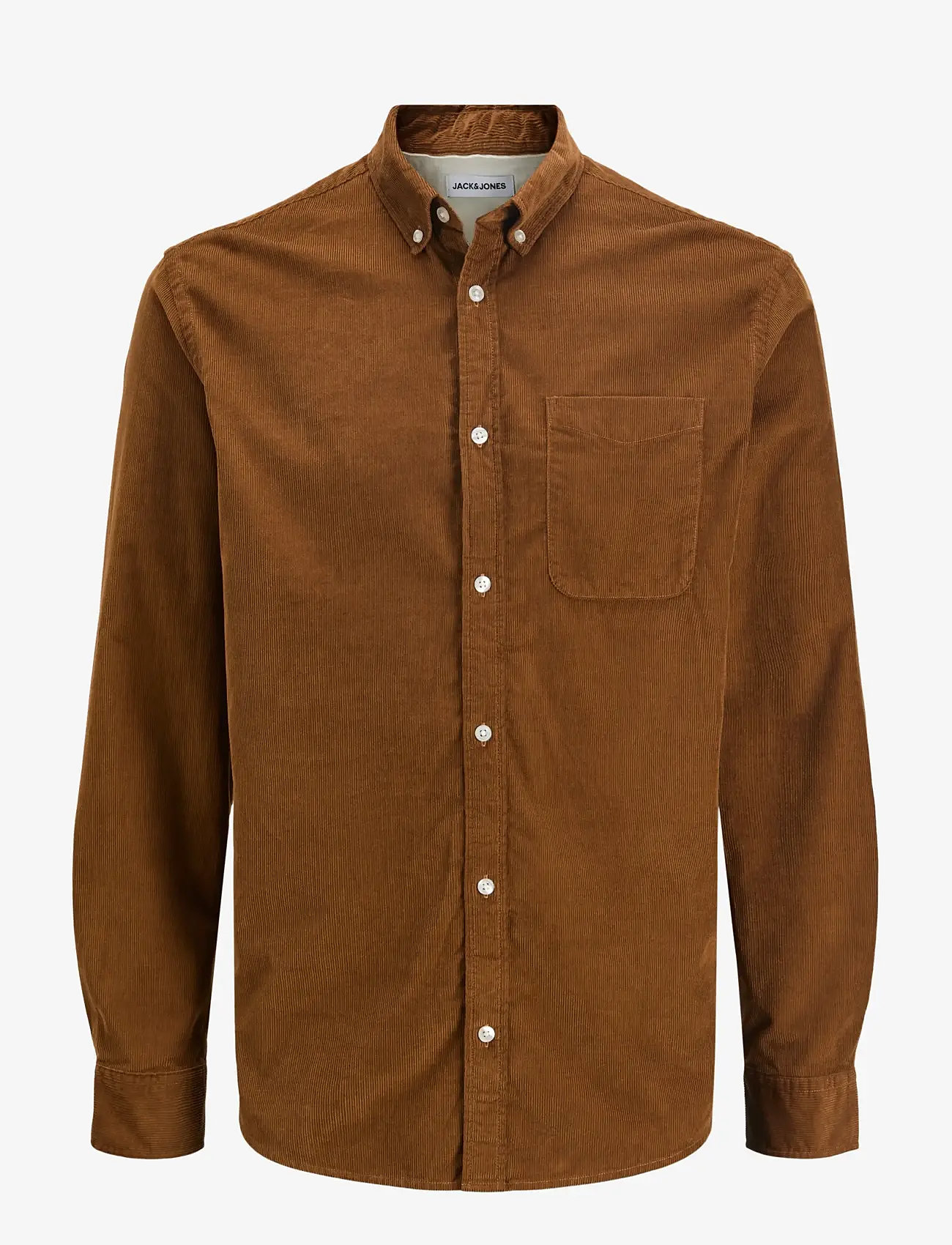 Jack & Jones - JJECLASSIC CORD SHIRT L/S SN - velvet särgid - monks robe - 1