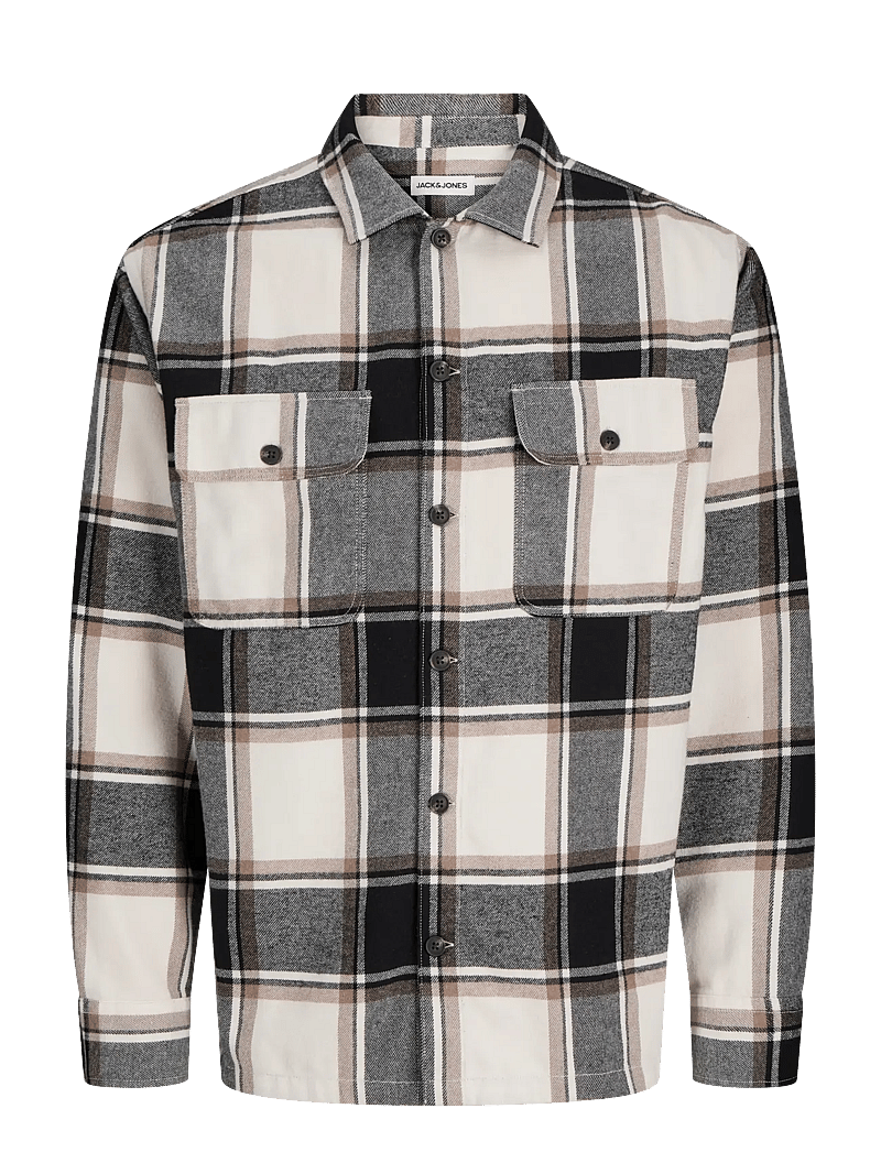 Jack & Jones - JJECHARGE OVERSHIRT LS NOOS - kollektionen - crockery - 1