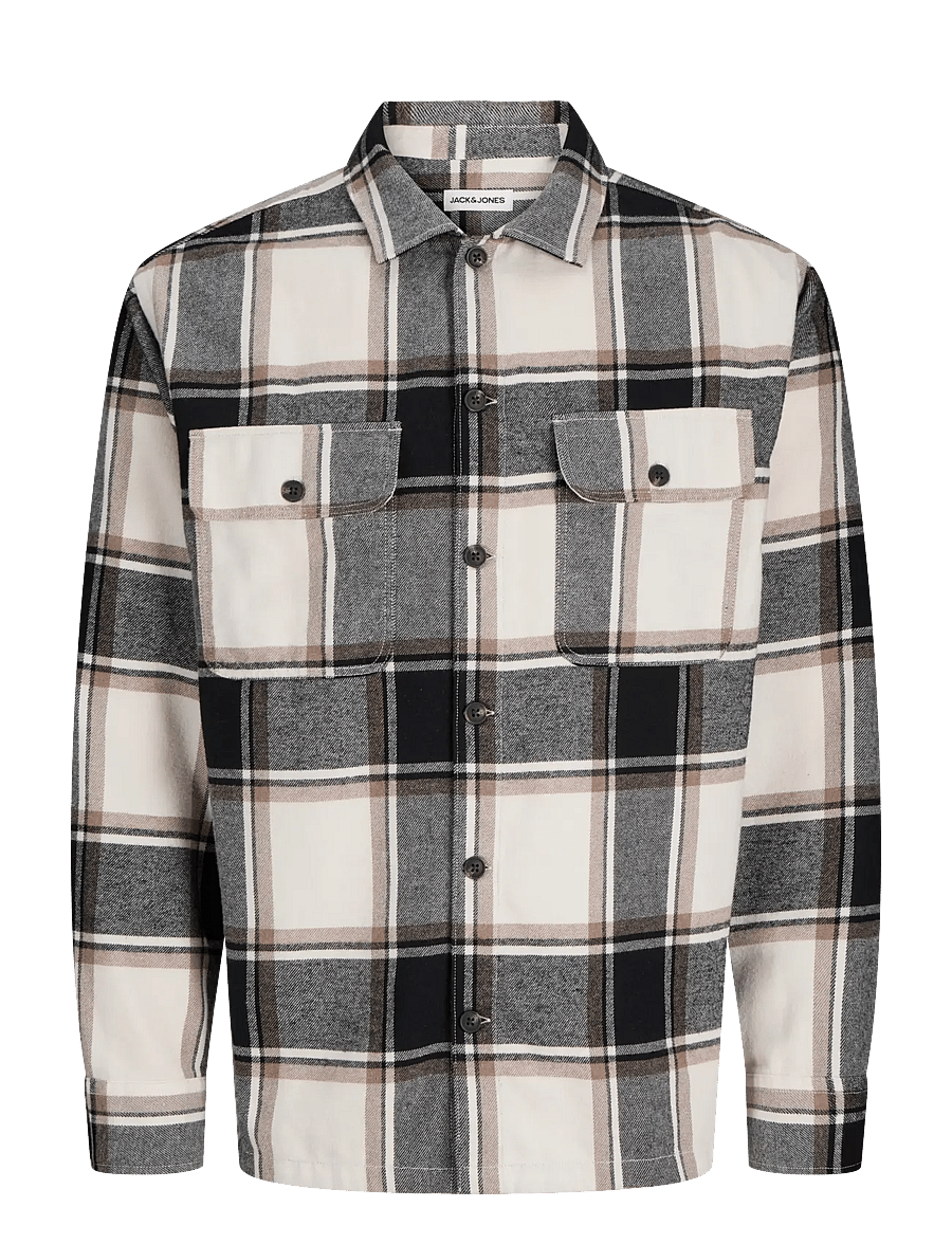 Jack & Jones - JJECHARGE OVERSHIRT LS NOOS - kollektionen - crockery - 1