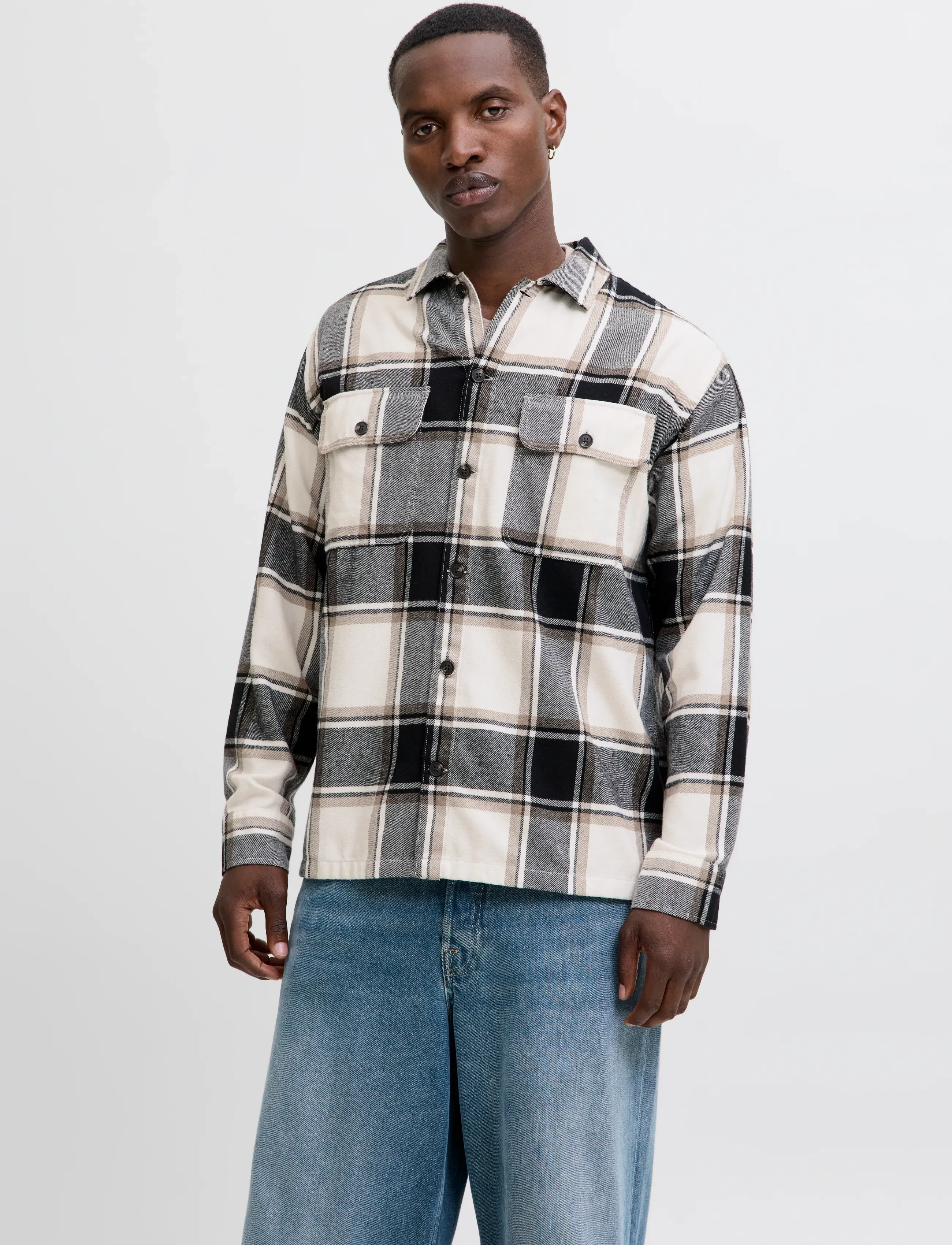 Jack & Jones JJECHARGE OVERSHIRT LS NOOS - Kolekcijas - CROCKERY / multi