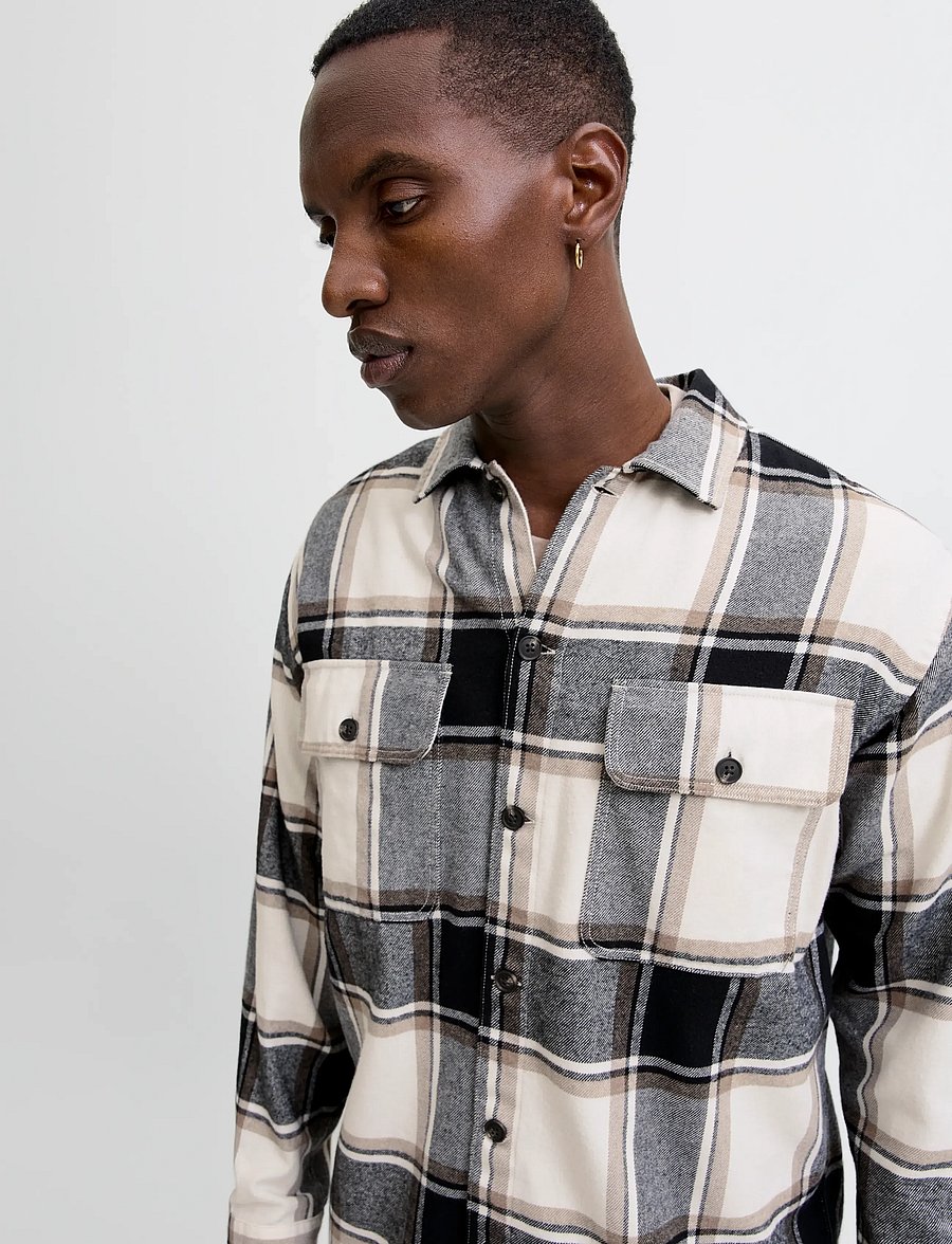 Jack & Jones - JJECHARGE OVERSHIRT LS NOOS - kollektionen - crockery - 3