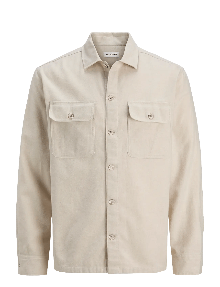 Jack & Jones - JJECHARGE OVERSHIRT LS NOOS - kollektionen - moonbeam - 1