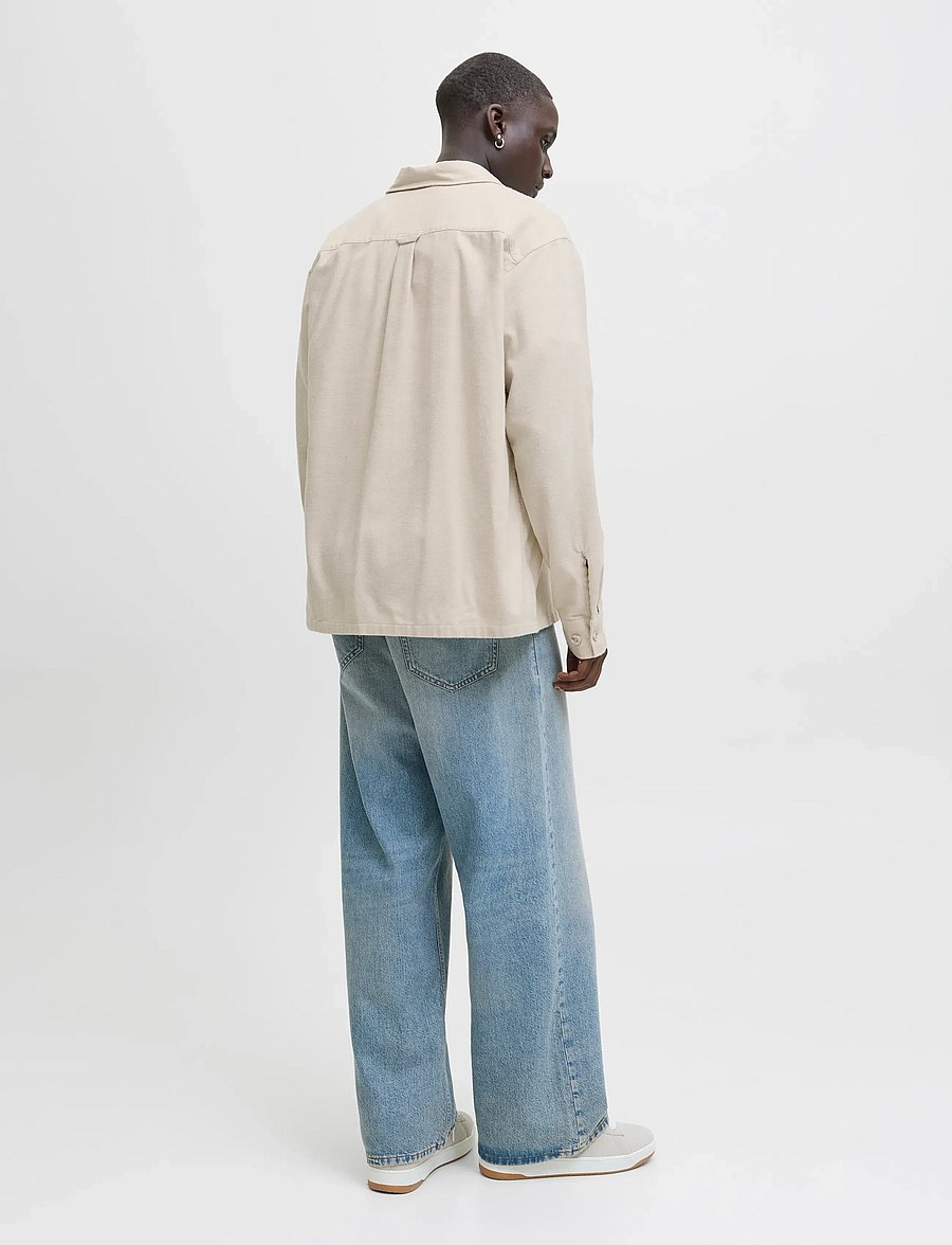 Jack & Jones - JJECHARGE OVERSHIRT LS NOOS - kollektionen - moonbeam - 2