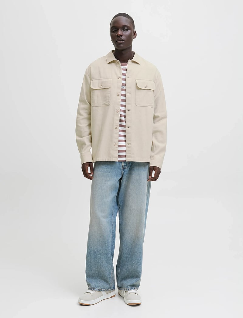 Jack & Jones - JJECHARGE OVERSHIRT LS NOOS - kollektionen - moonbeam - 3