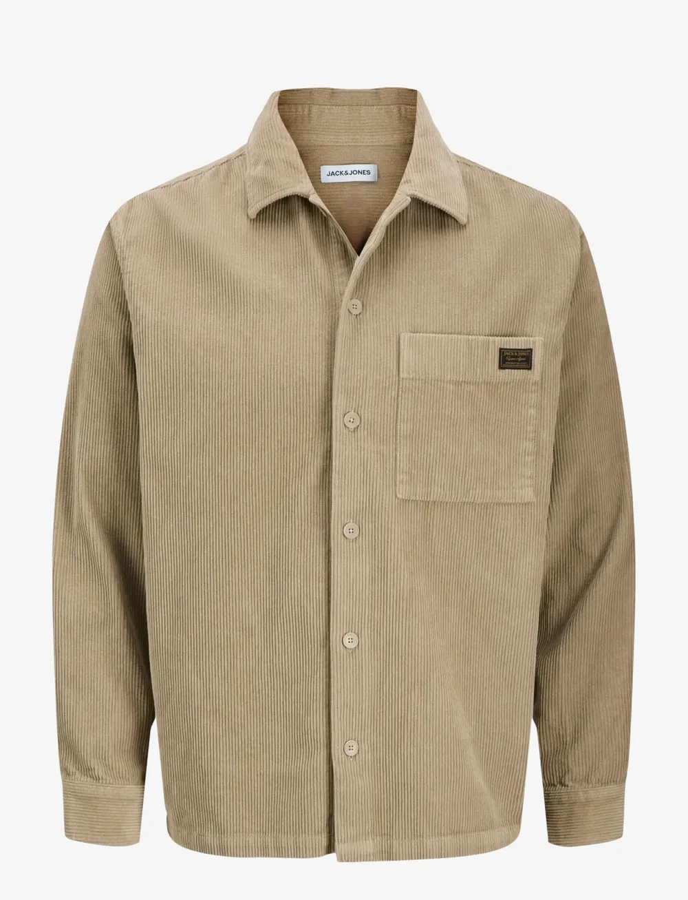 Jack & Jones - JJCORDUROY OVERSHIRT L/S - fløjlsskjorter - crockery - 1