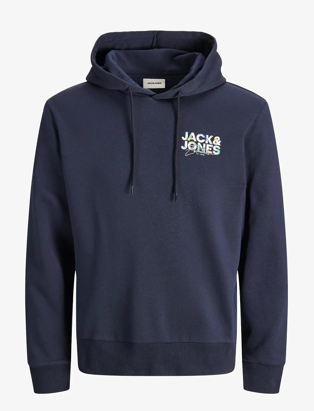Jack & Jones - JJGEPLAS SWEAT HOOD LN - hoodies - sky captain - 1